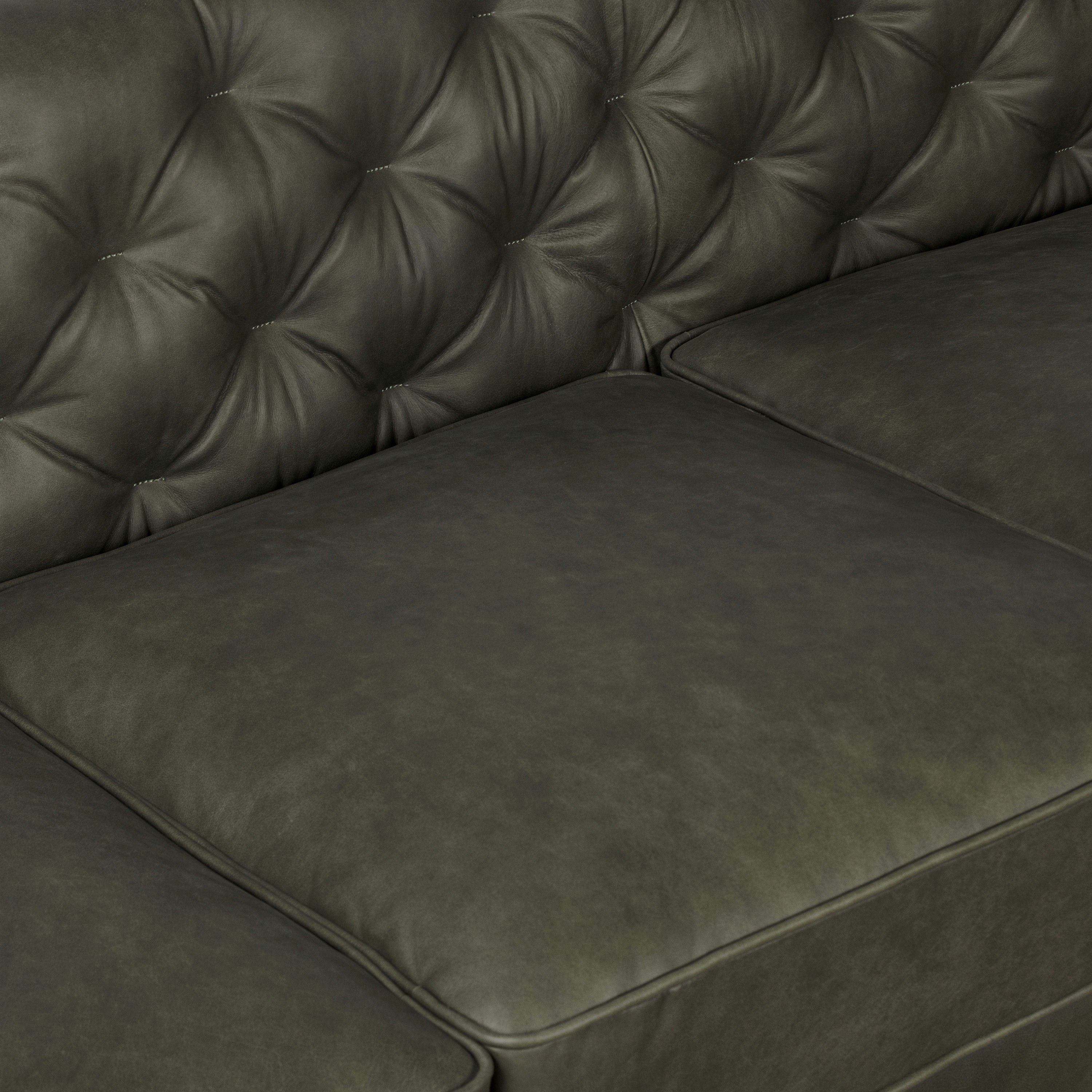 Poly & Bark Essex 89 Sofa - Full Grain Genuine Italian Leather