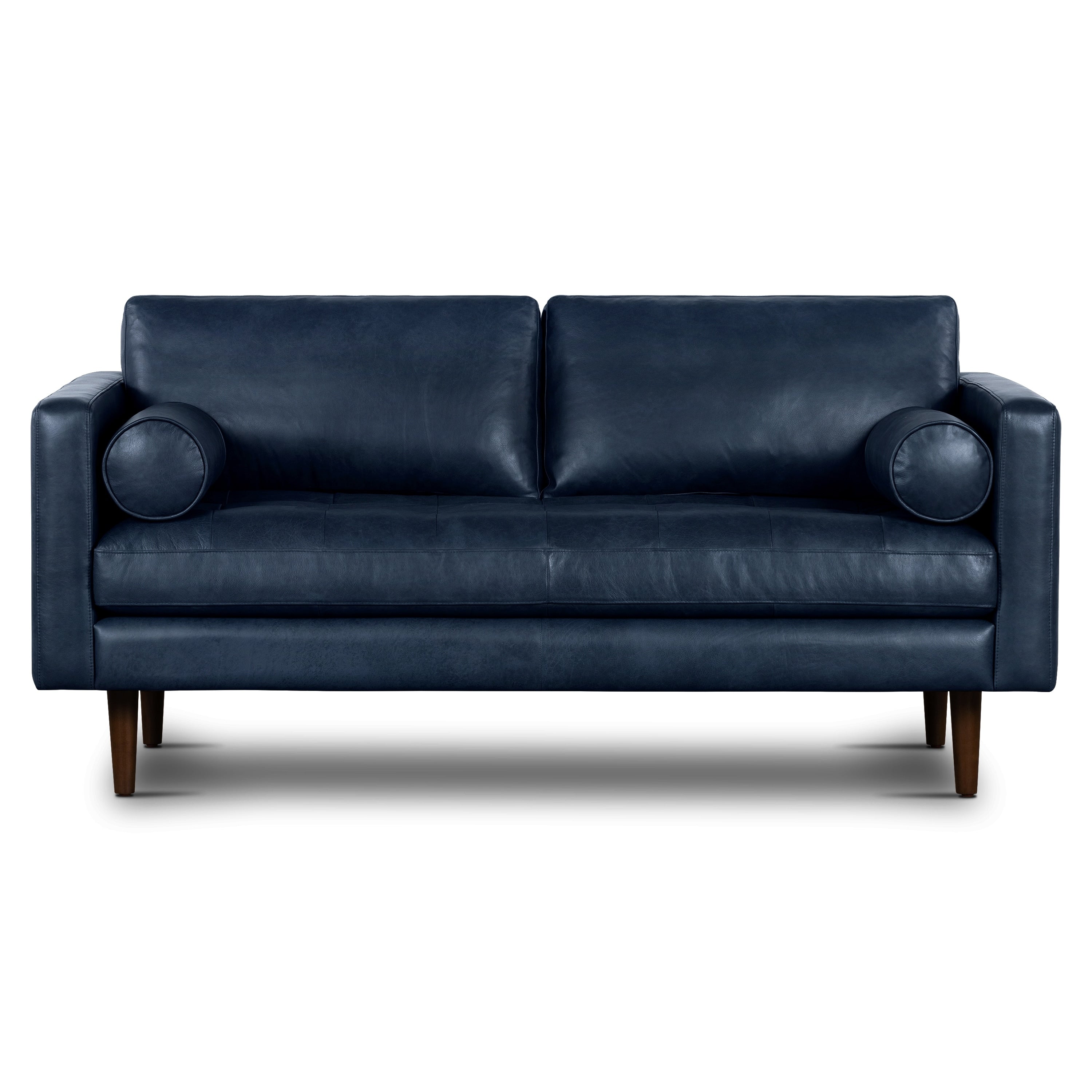 Poly & Bark Napa 72 Apartment Sofa - Full Grain Genuine Italian Leather
