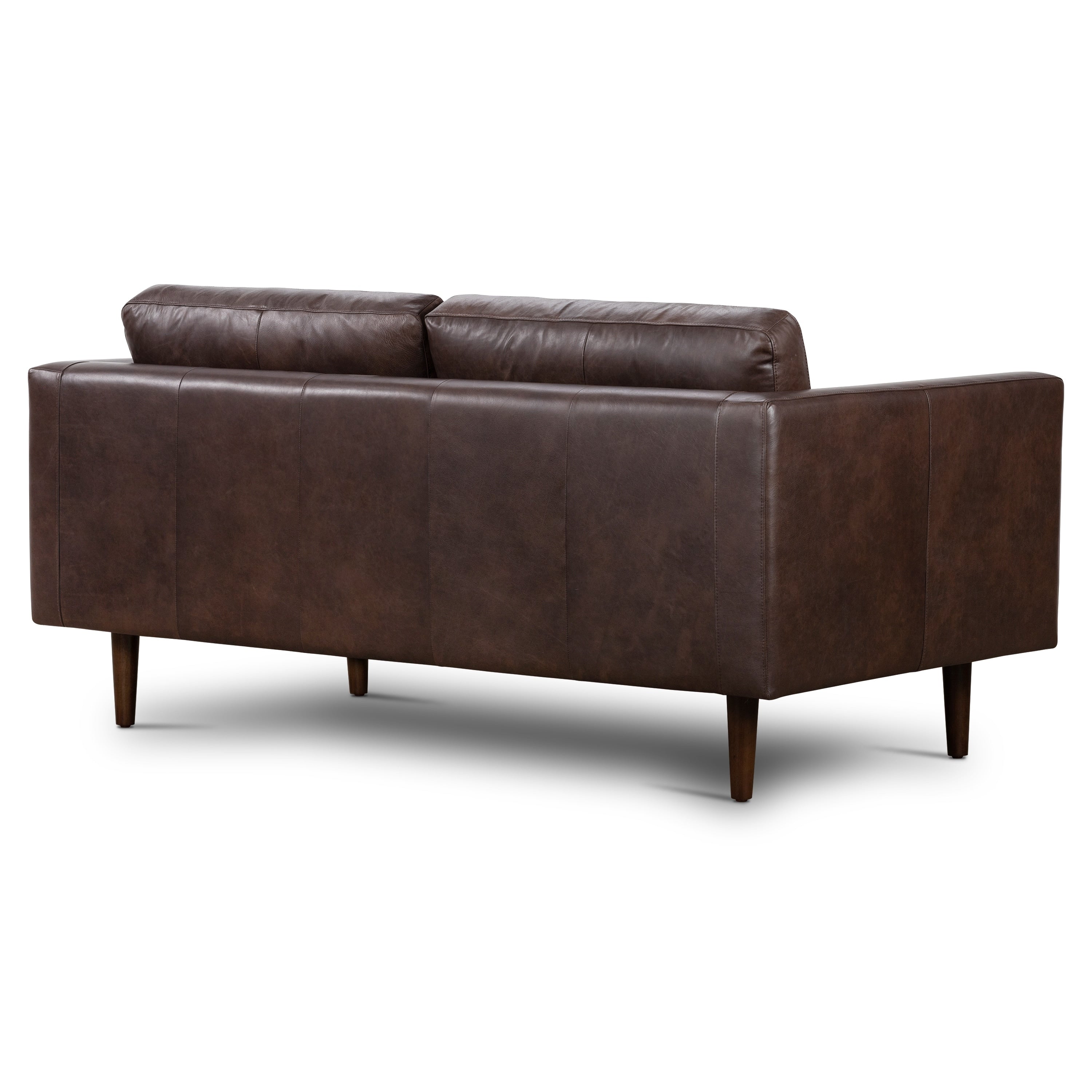 Poly & Bark Napa 72 Apartment Sofa - Full Grain Genuine Italian Leather