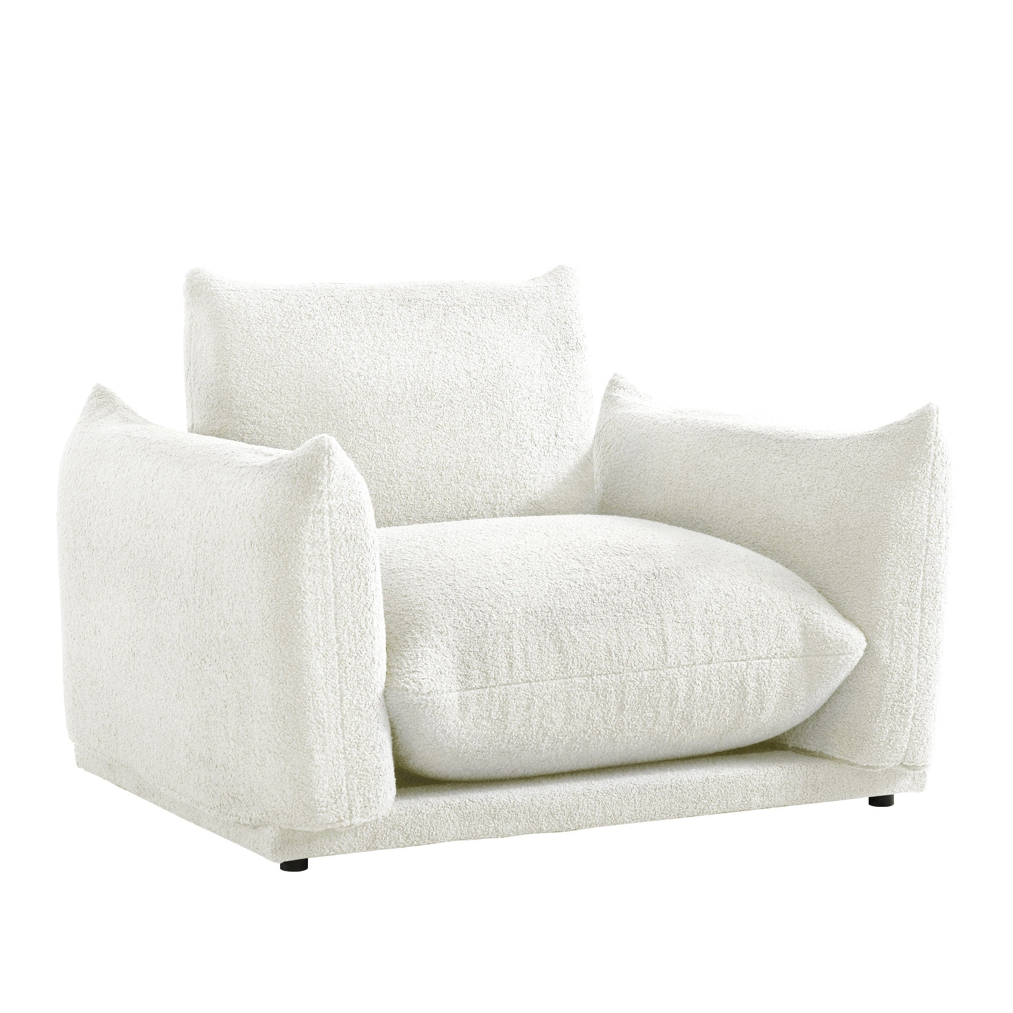 Romision Multi-combination Lambswool Velvet Upholstered Sectional Sofa
