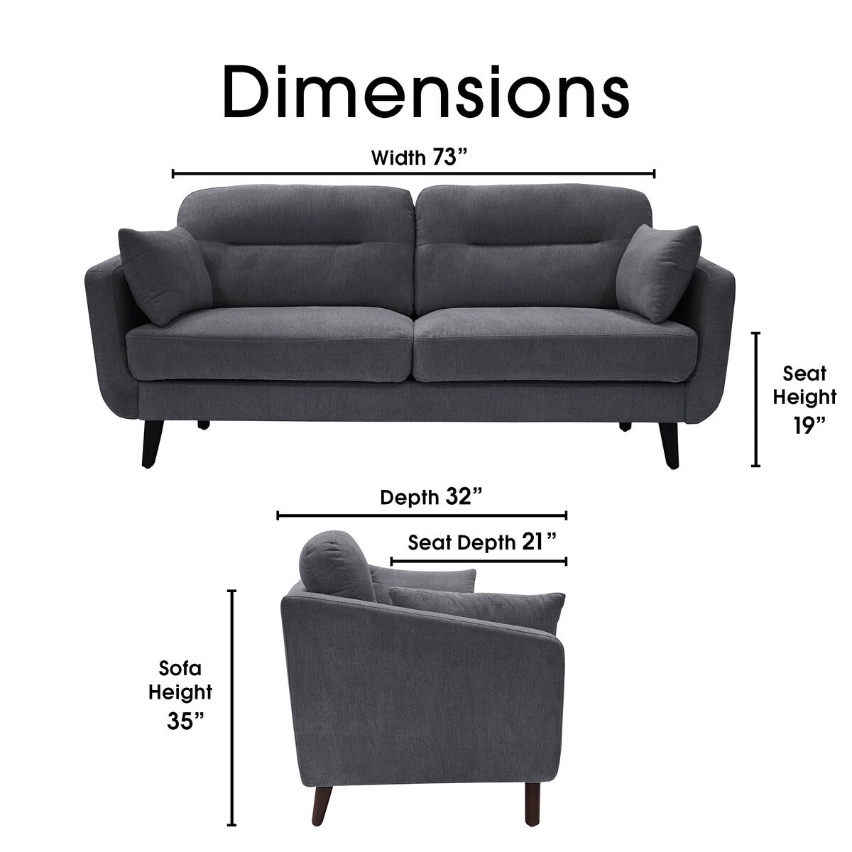 Serta Sierra Collection 73 Sofa