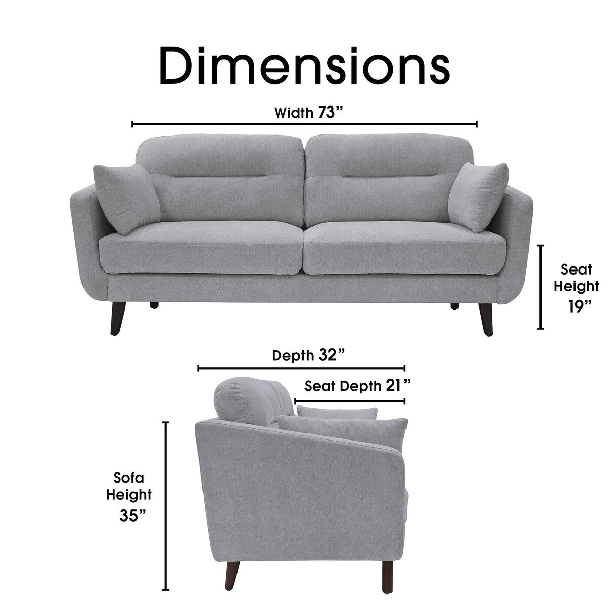 Serta Sierra Collection 73 Sofa