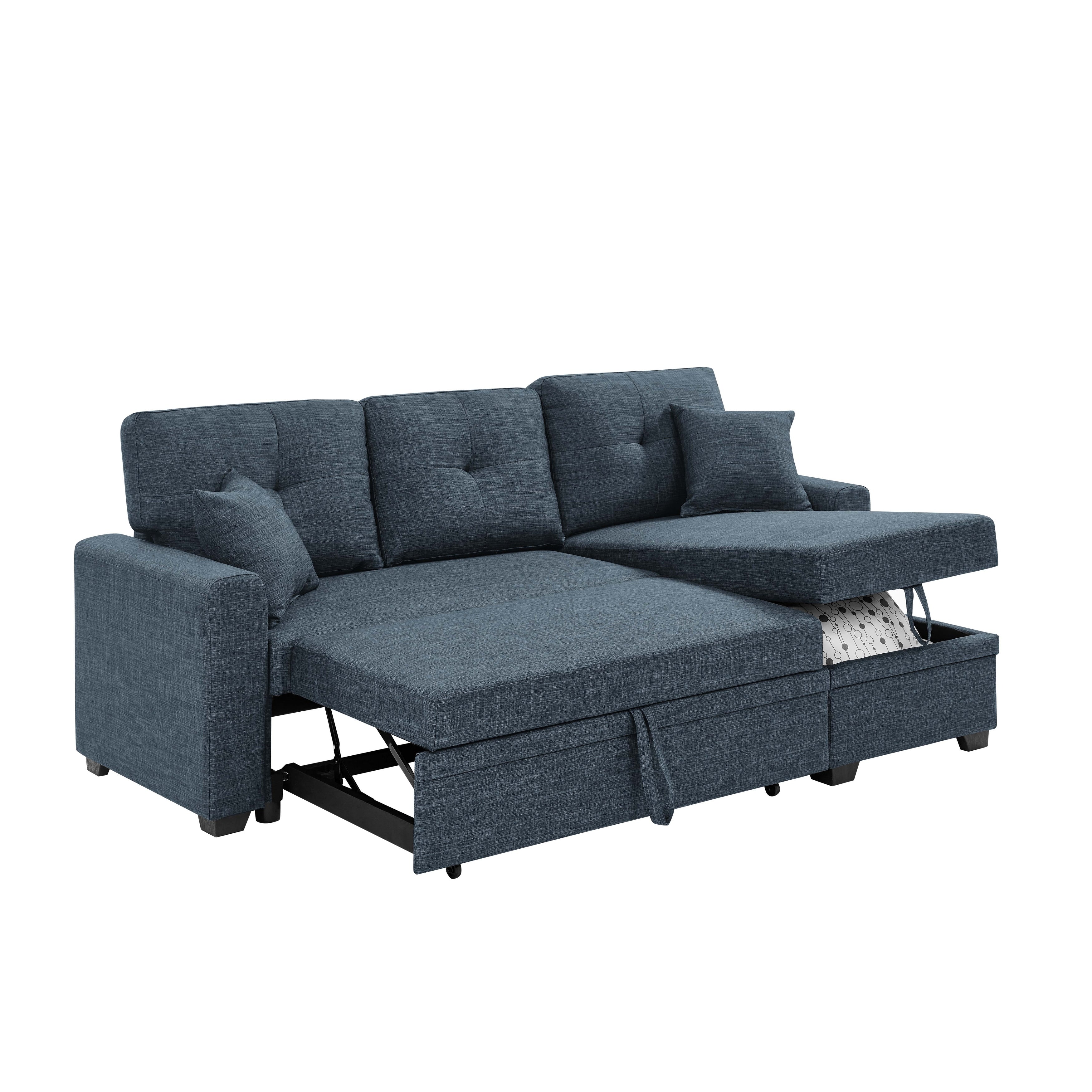 Sleeper Sofa with Upholstery - 85.5 - 54 D x 84 W x 35 H