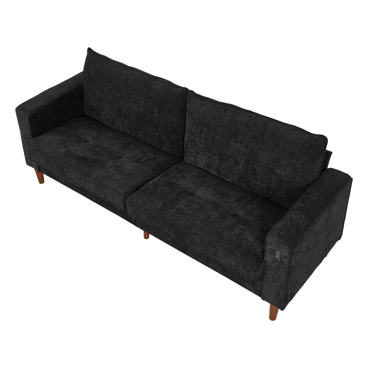 82.7 Sofas for Living Room, Comfy Love Seat Couches, Corduroy Loveseat Sofa,, Easy Assembly with USB