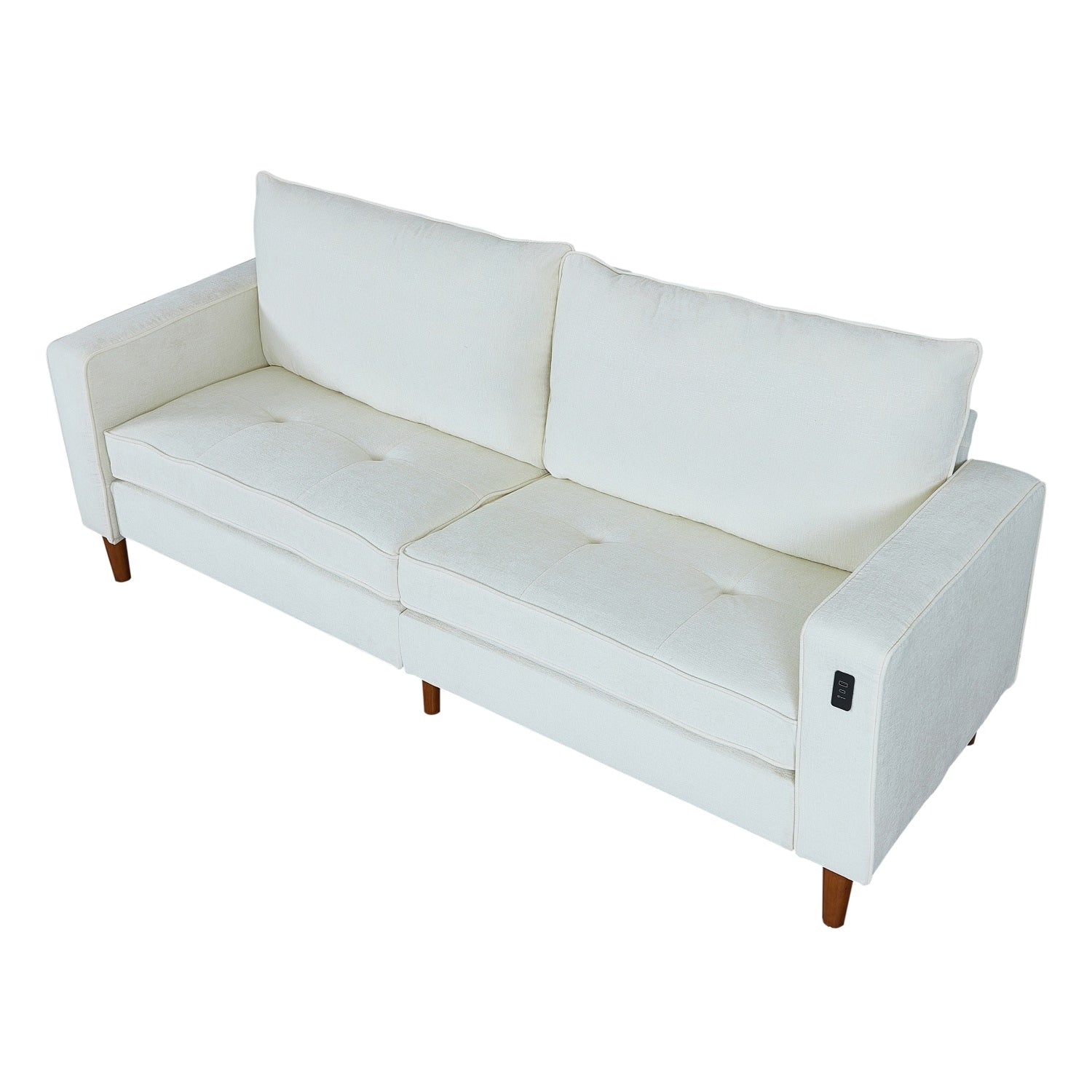 82.7 Sofas for Living Room, Comfy Love Seat Couches, Corduroy Loveseat Sofa,, Easy Assembly with USB
