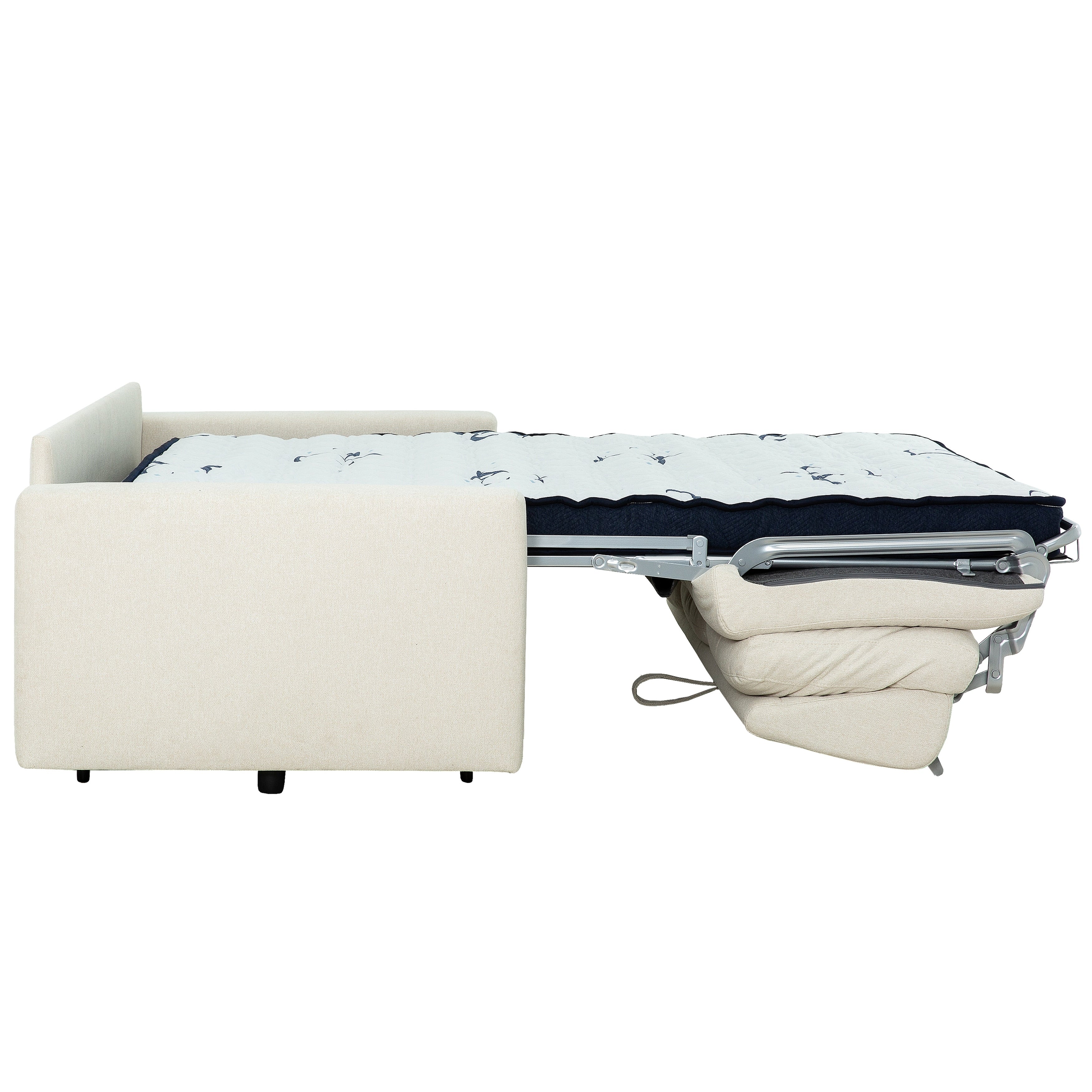 Stearns & Foster® Paolo 82 in. Queen Sleeper Sofa with 5in Memory Foam Mattress