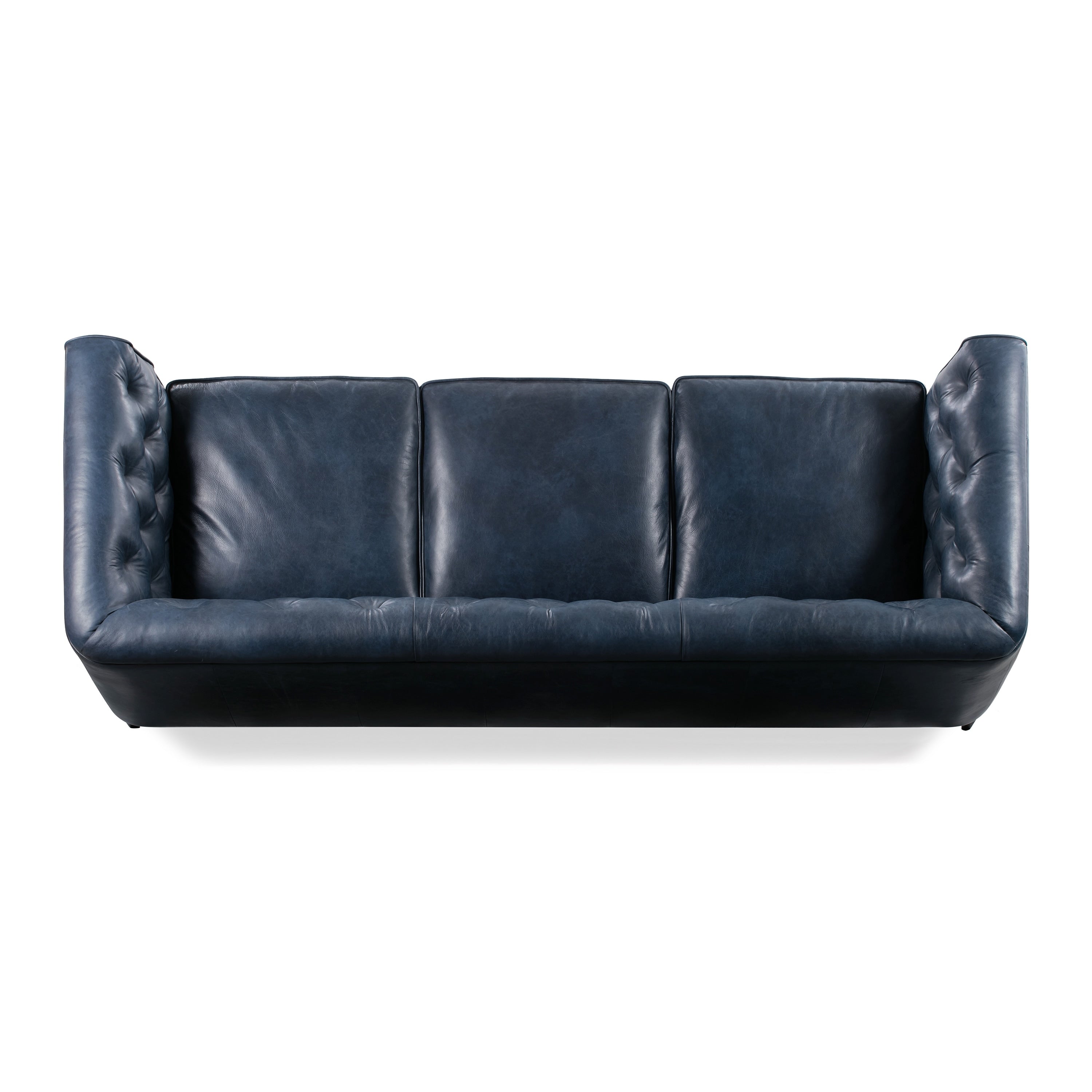 Poly & Bark Essex 89 Sofa - Full Grain Genuine Italian Leather