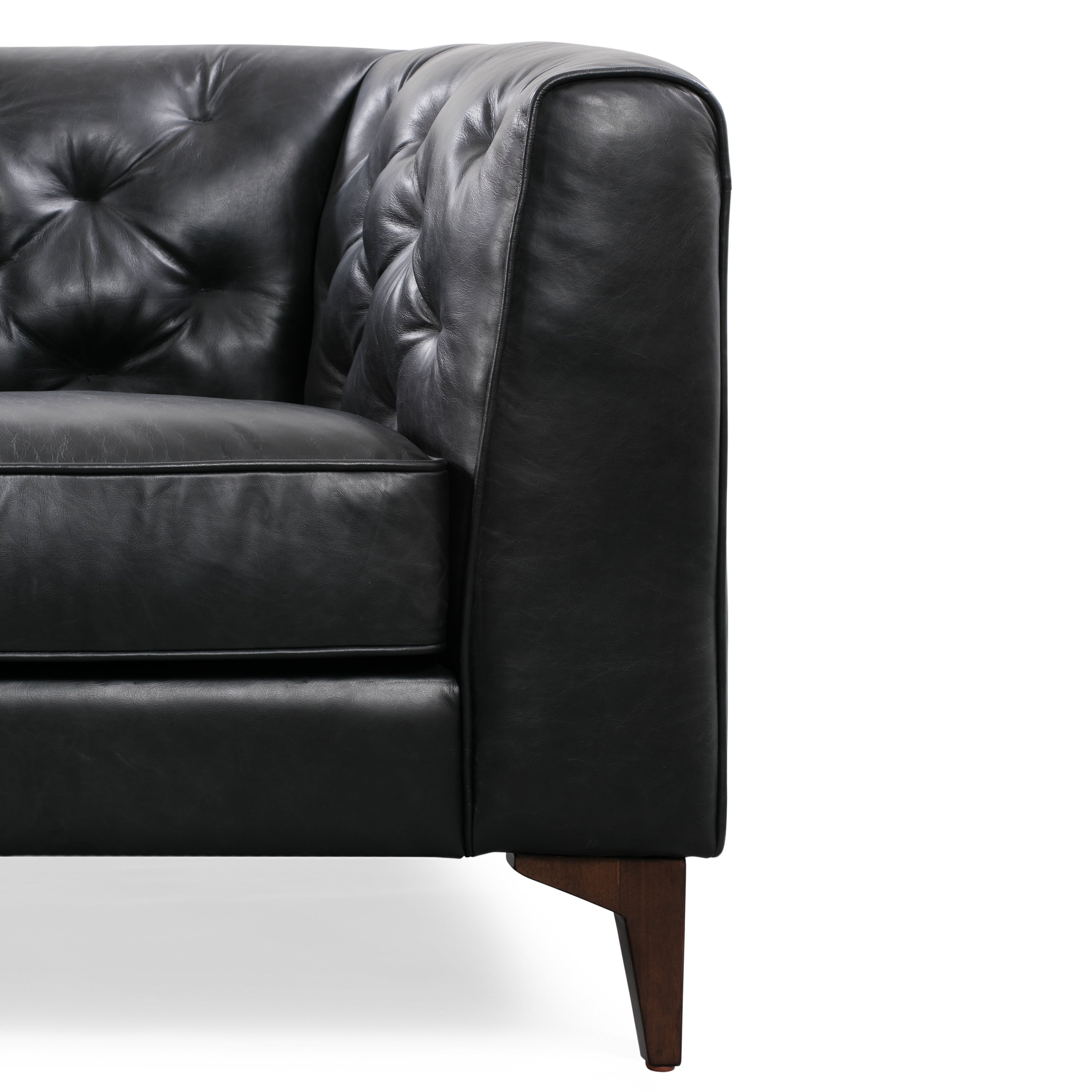 Poly & Bark Essex 89 Sofa - Full Grain Genuine Italian Leather
