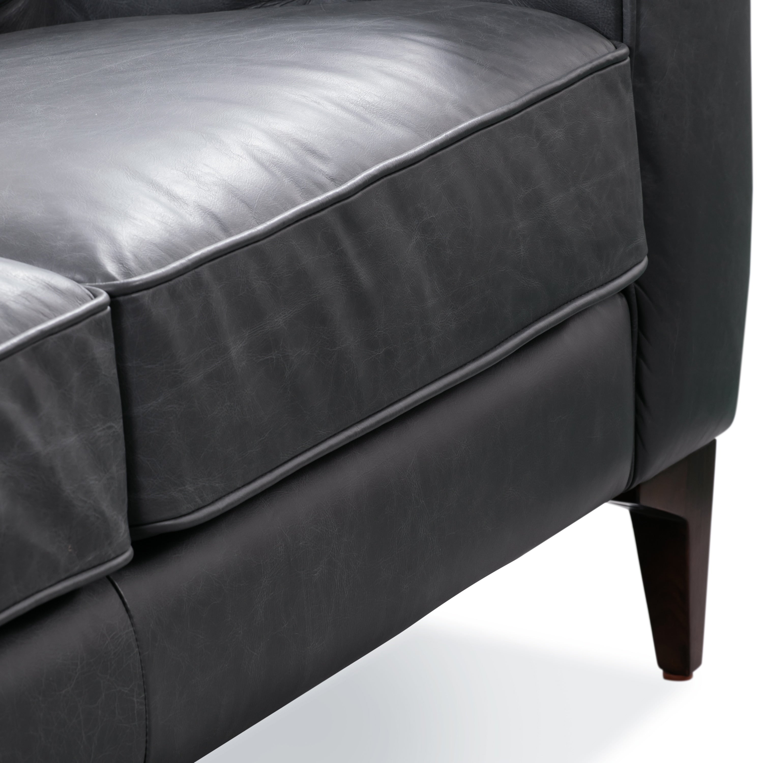 Poly & Bark Essex 89 Sofa - Full Grain Genuine Italian Leather
