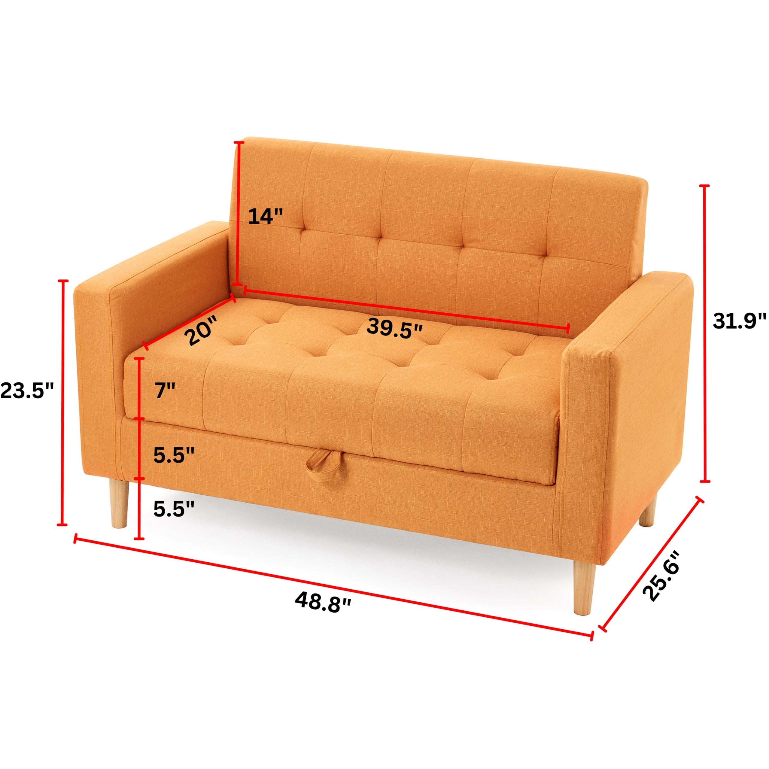 The College Storage Couch by Dorm Haul®