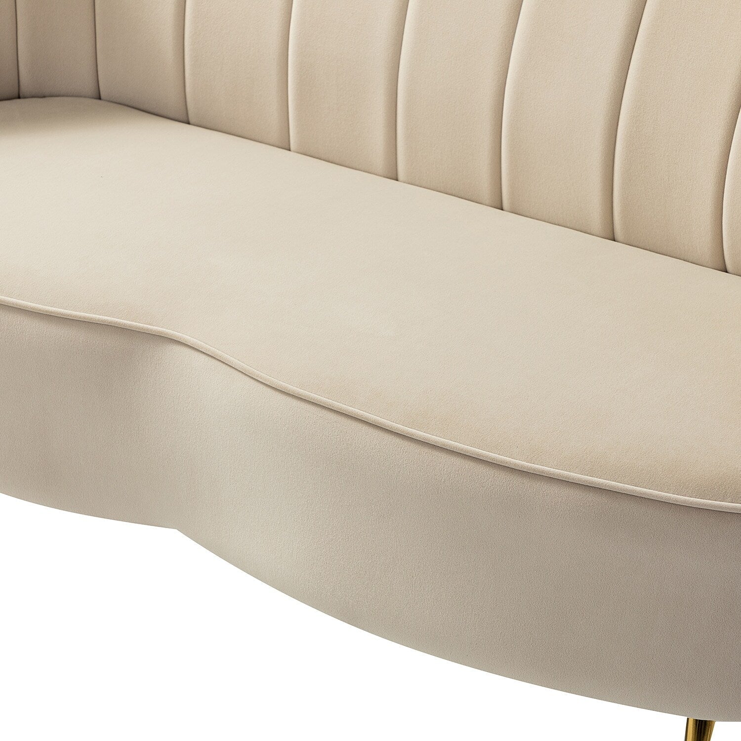 Xabier 52''Loveseat with Flower Shaped Back Design