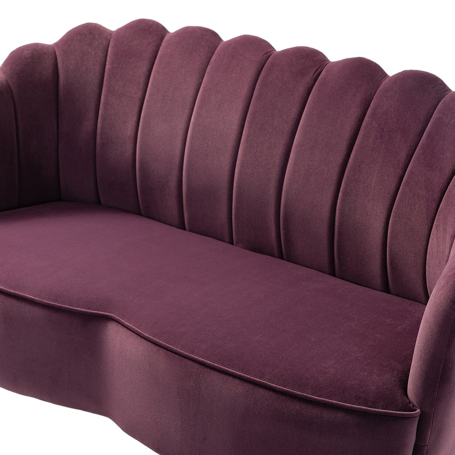 Xabier 52''Loveseat with Flower Shaped Back Design