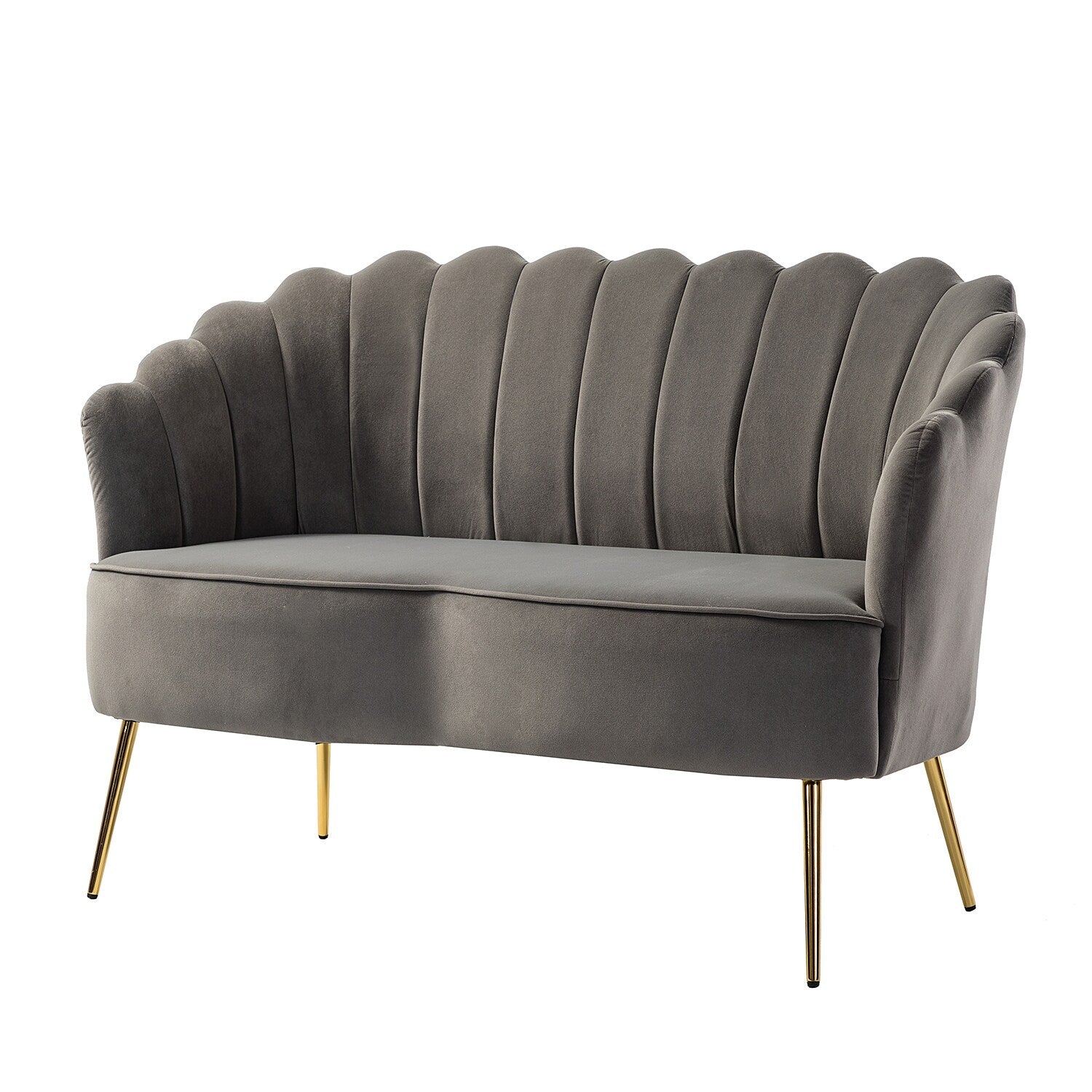 Xabier 52''Loveseat with Flower Shaped Back Design