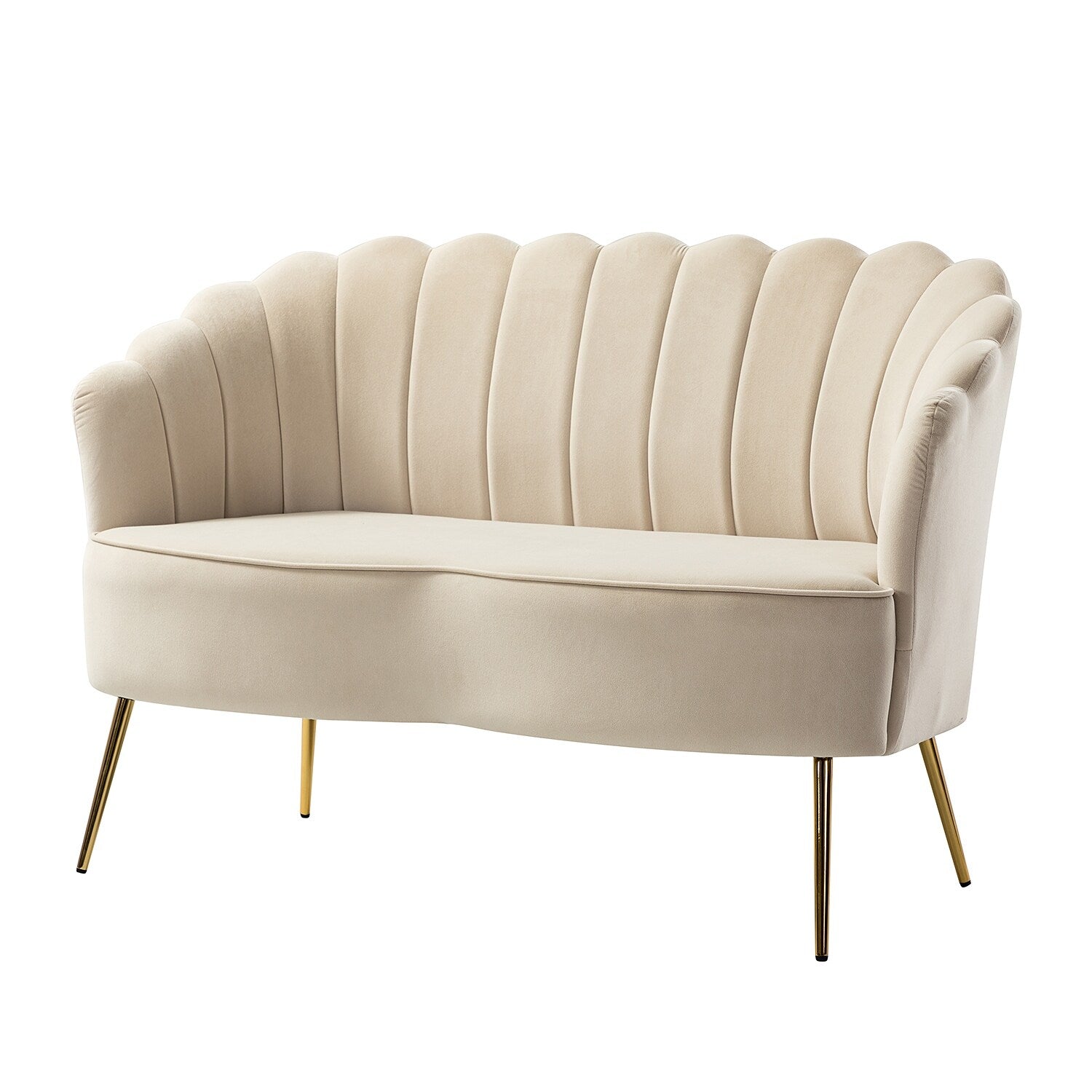 Xabier 52''Loveseat with Flower Shaped Back Design