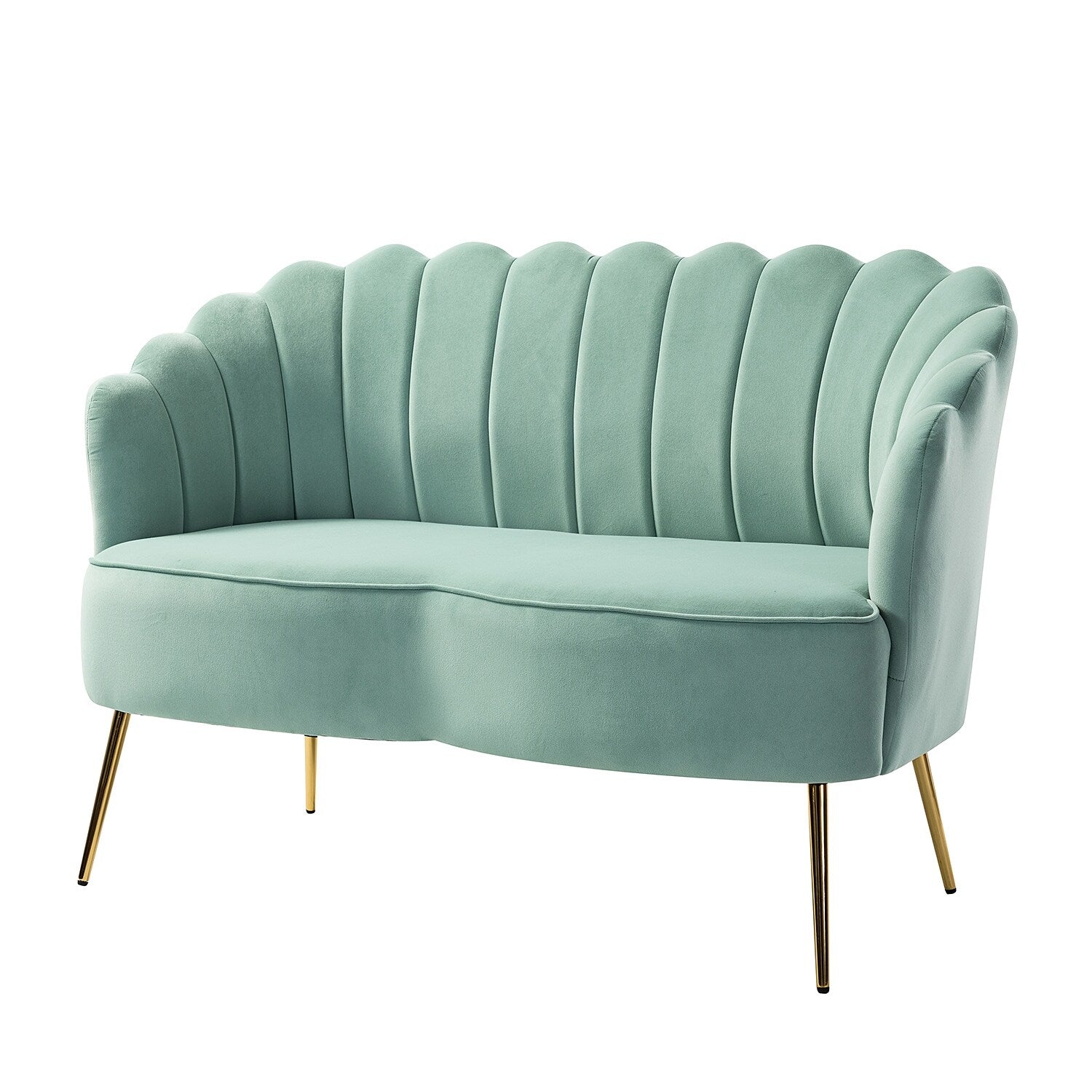 Xabier 52''Loveseat with Flower Shaped Back Design