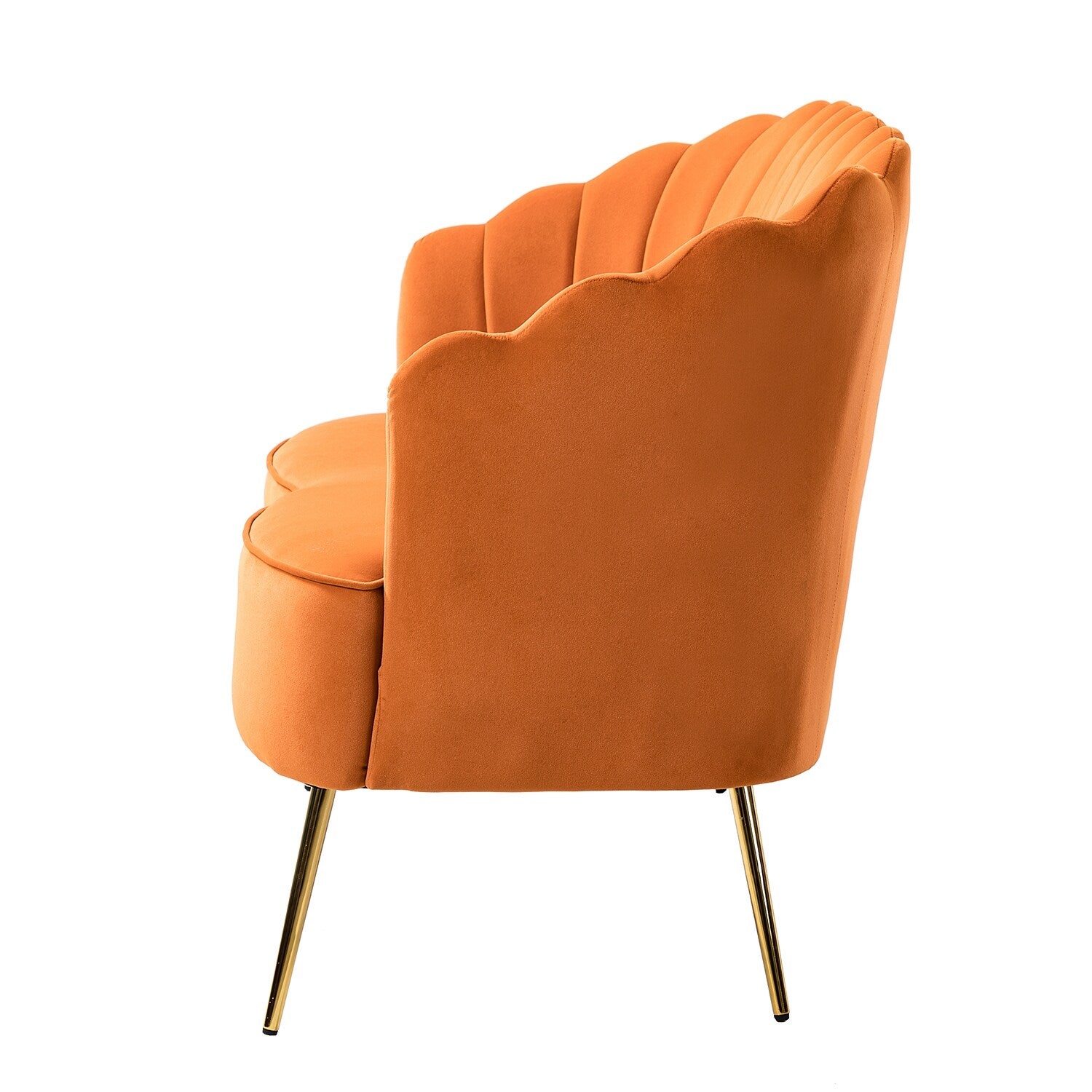 Xabier 52''Loveseat with Flower Shaped Back Design
