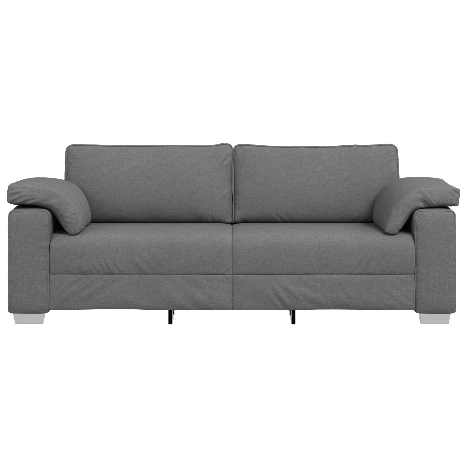 vidaXL Sofa Black/Dark grey Metal - 86.2 x 30.3 x 32.3