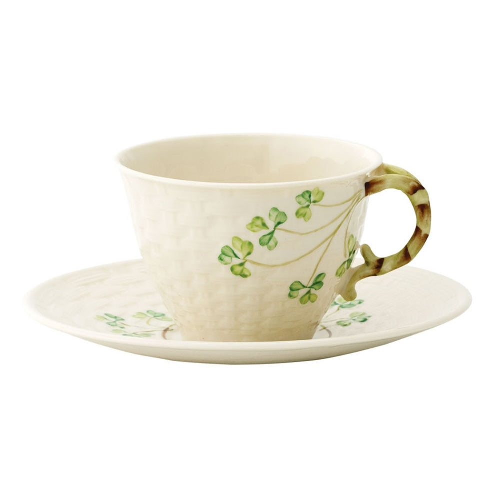 Belldine Classic Shamrock Tea Cup and Saucer