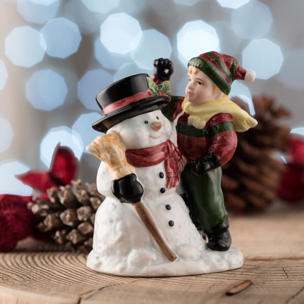 Aynsley Snowman and Boy
