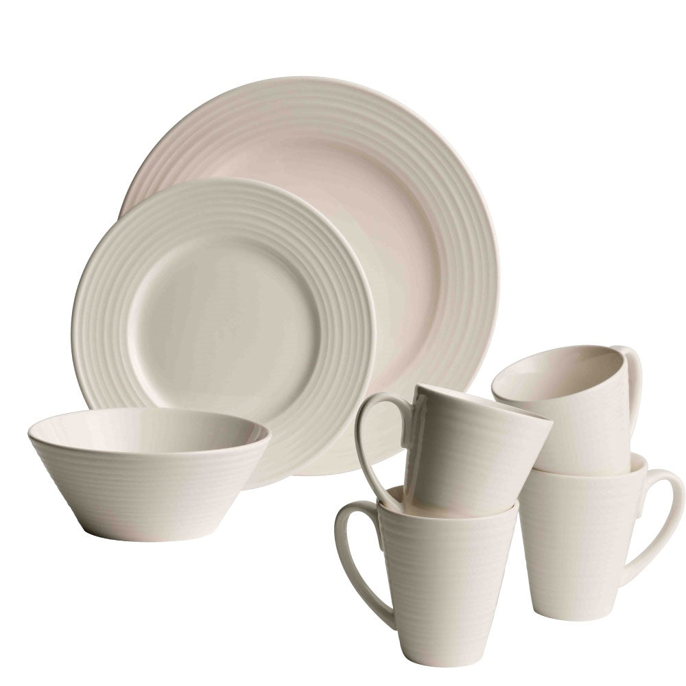 Belldine Living Ripple Tableware 16 Piece Set