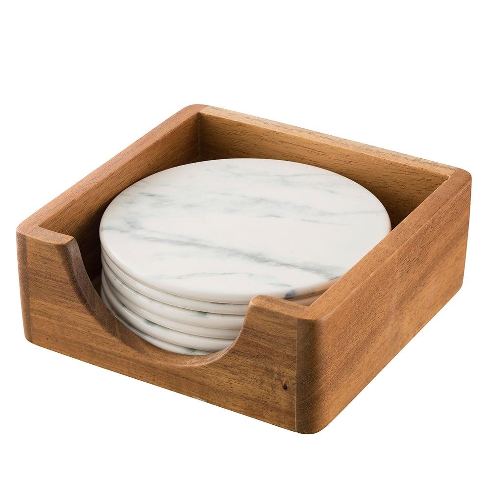 Belldine Living Marble Round Coasters Set of 6