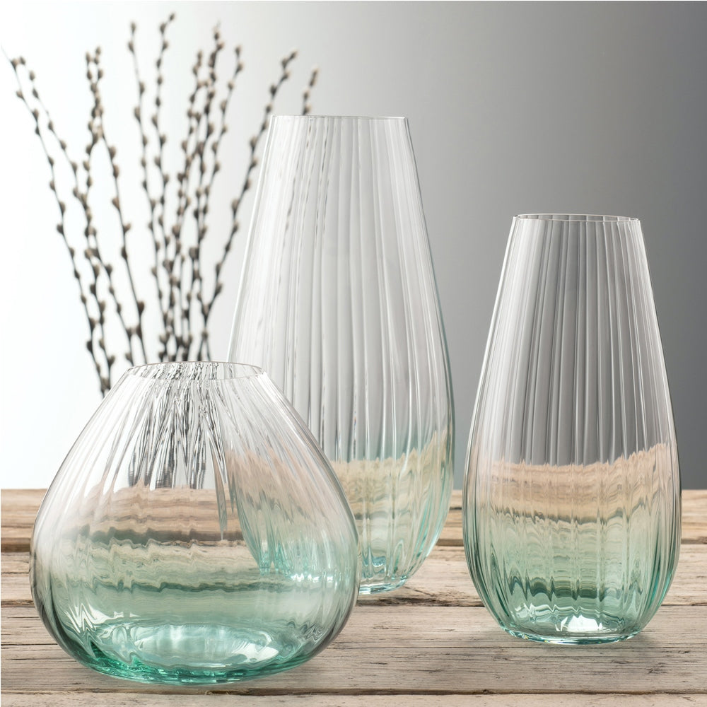 Galway Crystal Erne 12 Vase Aqua