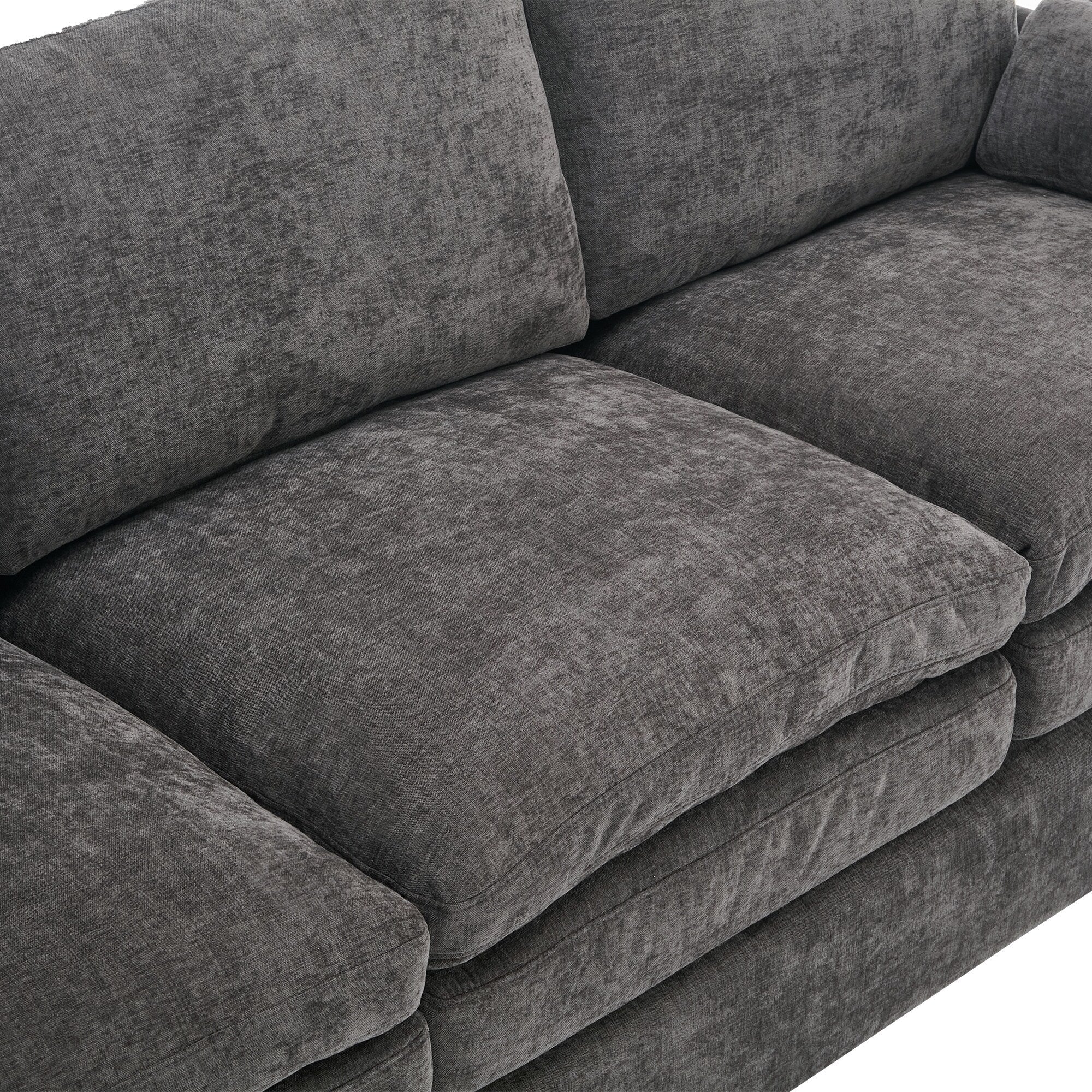 68.1 Cozy Upholstered Loveseat Sofa Oversized Comfy Comfy Cloud Sofa