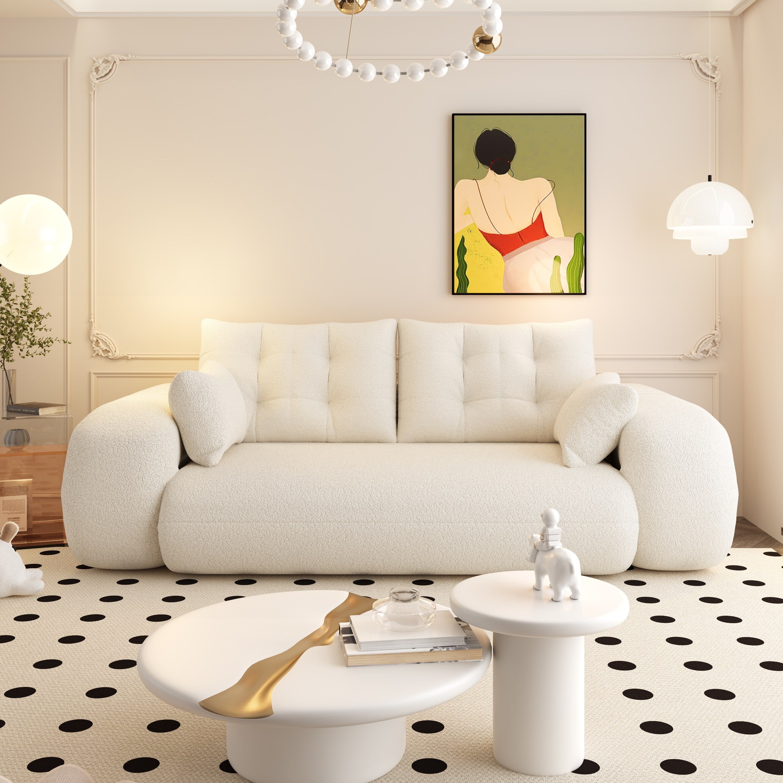 78.7 Human Dog Bed, Lazy Sofa Couch, 3-in-1 Foldable Sofa Bed