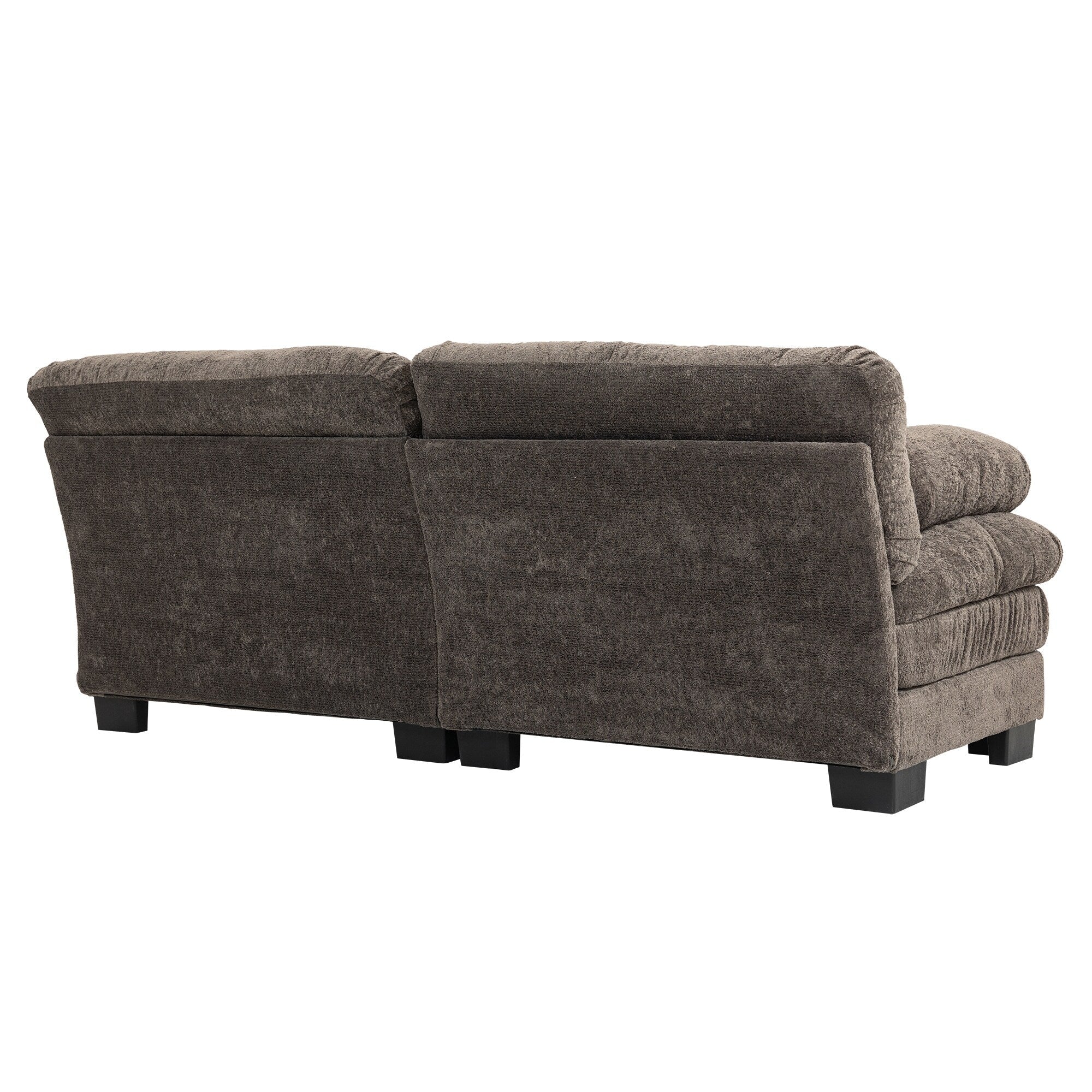 84 Upholstered 3-Seater Sofa with Dual-Layer Memory Foam Cushioning, and Complimentary Comfort Pillows