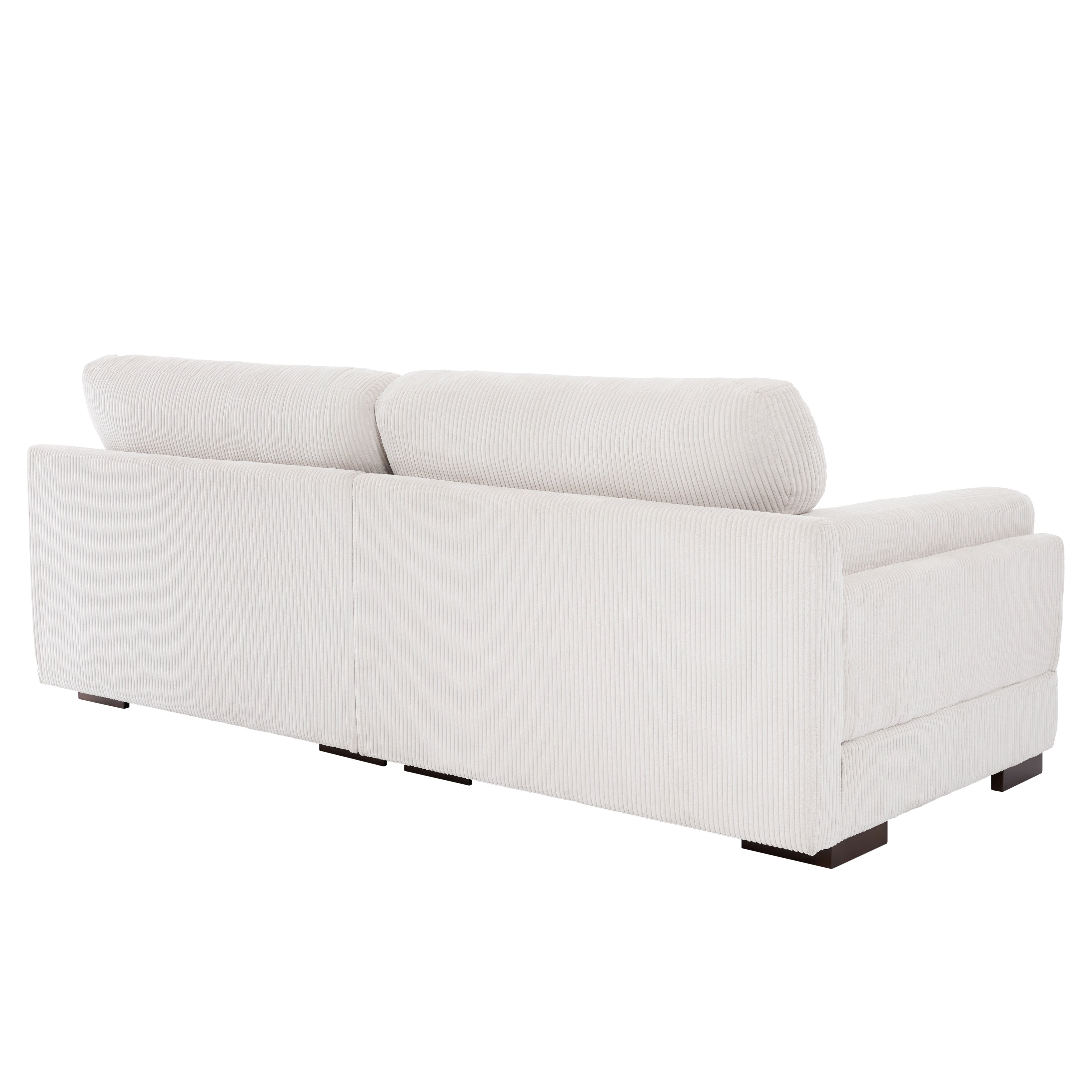 90 Loveseat Sofa Modern and Cozy Corduroy Couch