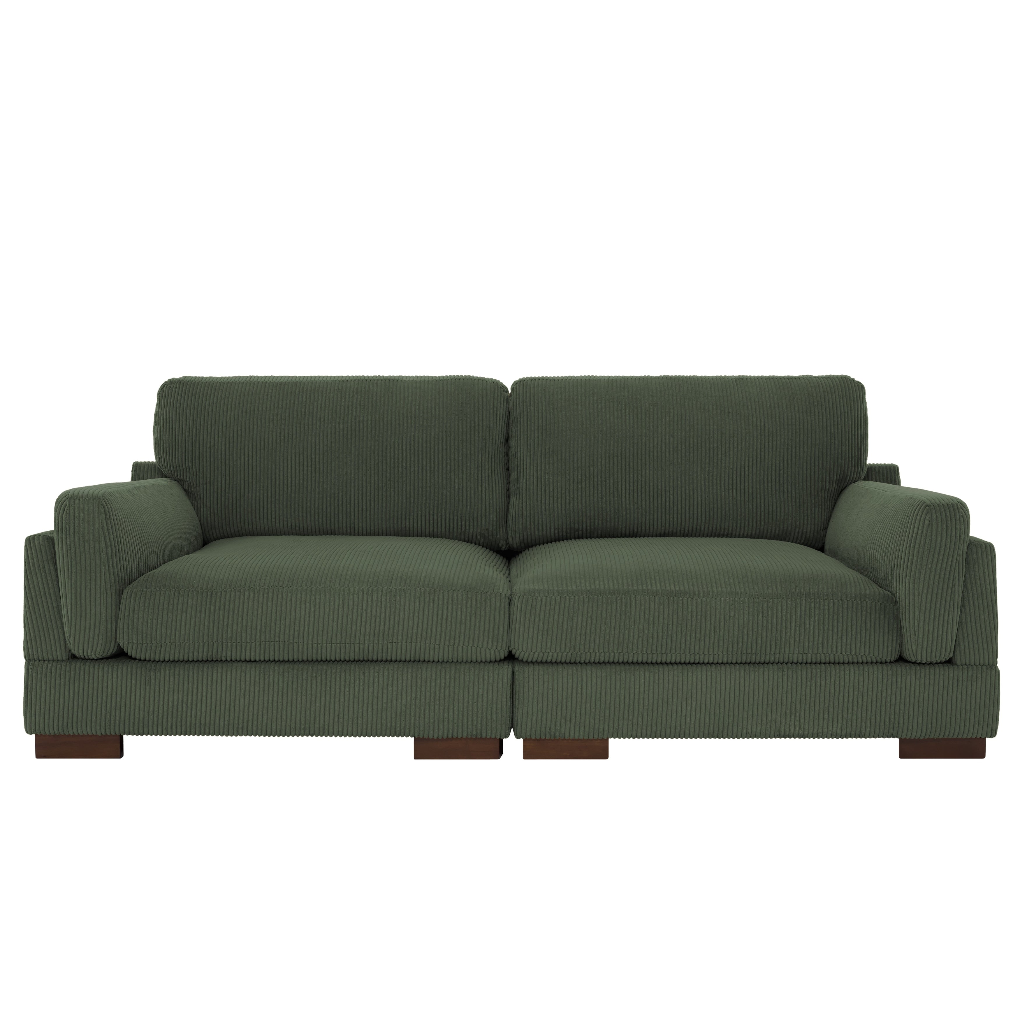90 Loveseat Sofa Modern and Cozy Corduroy Couch