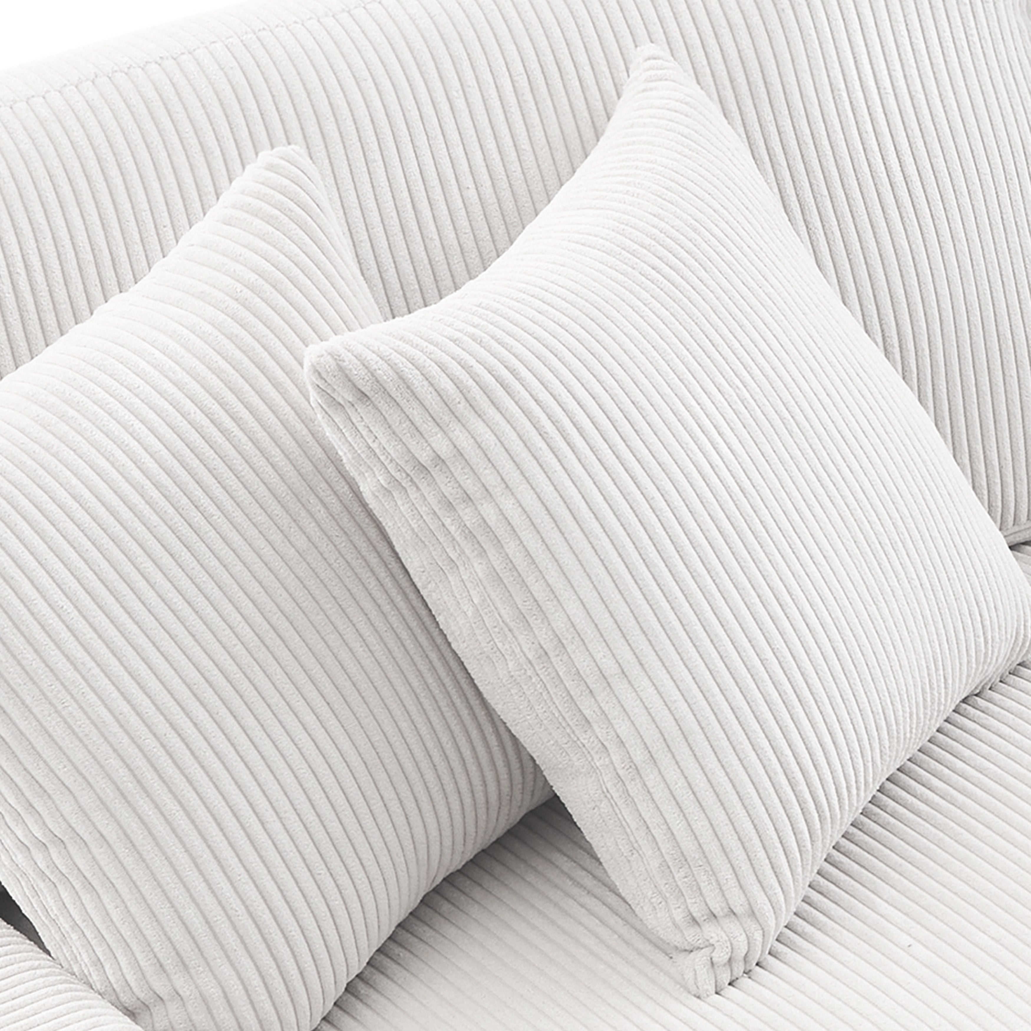 90 Loveseat Sofa Modern and Cozy Corduroy Couch