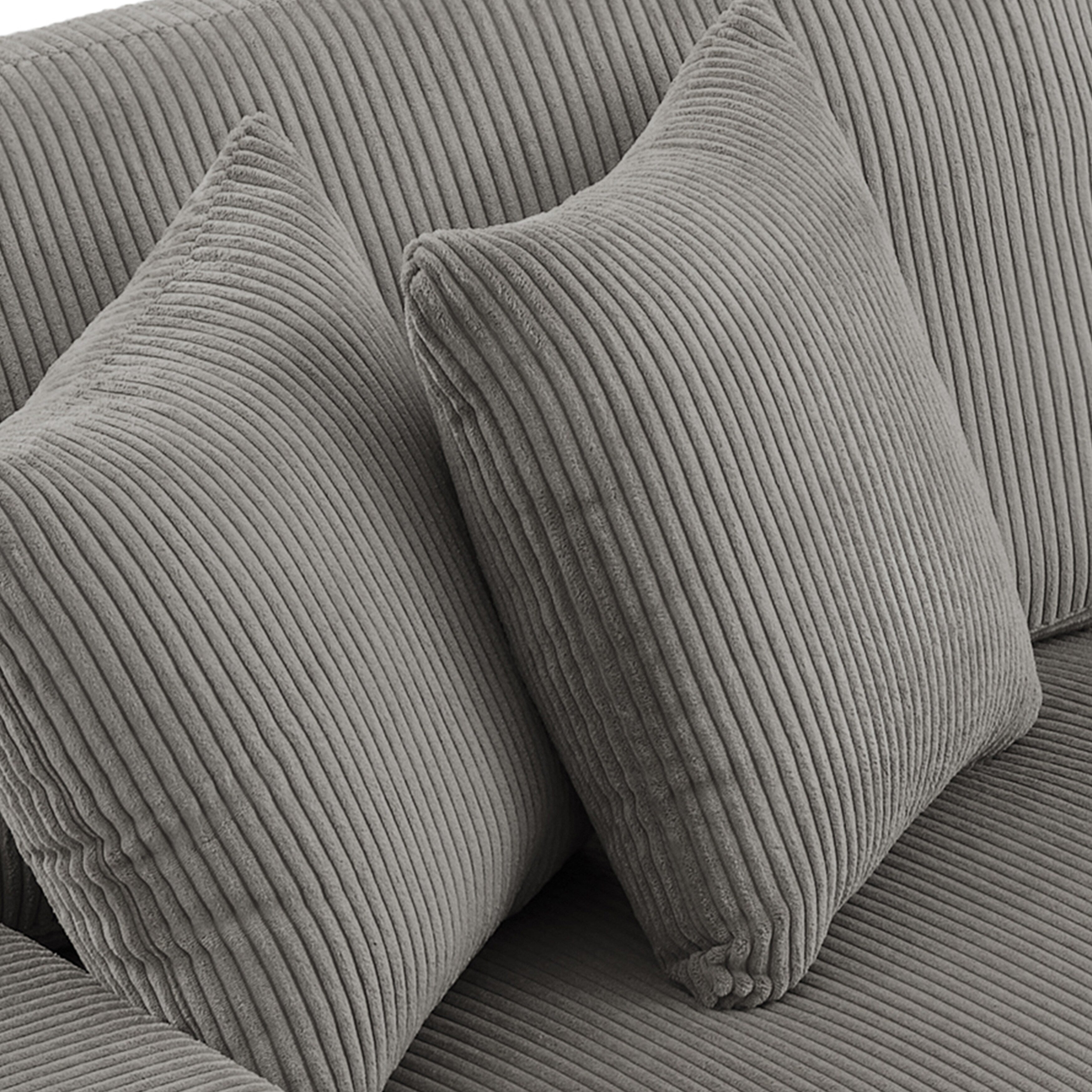90 Loveseat Sofa Modern and Cozy Corduroy Couch