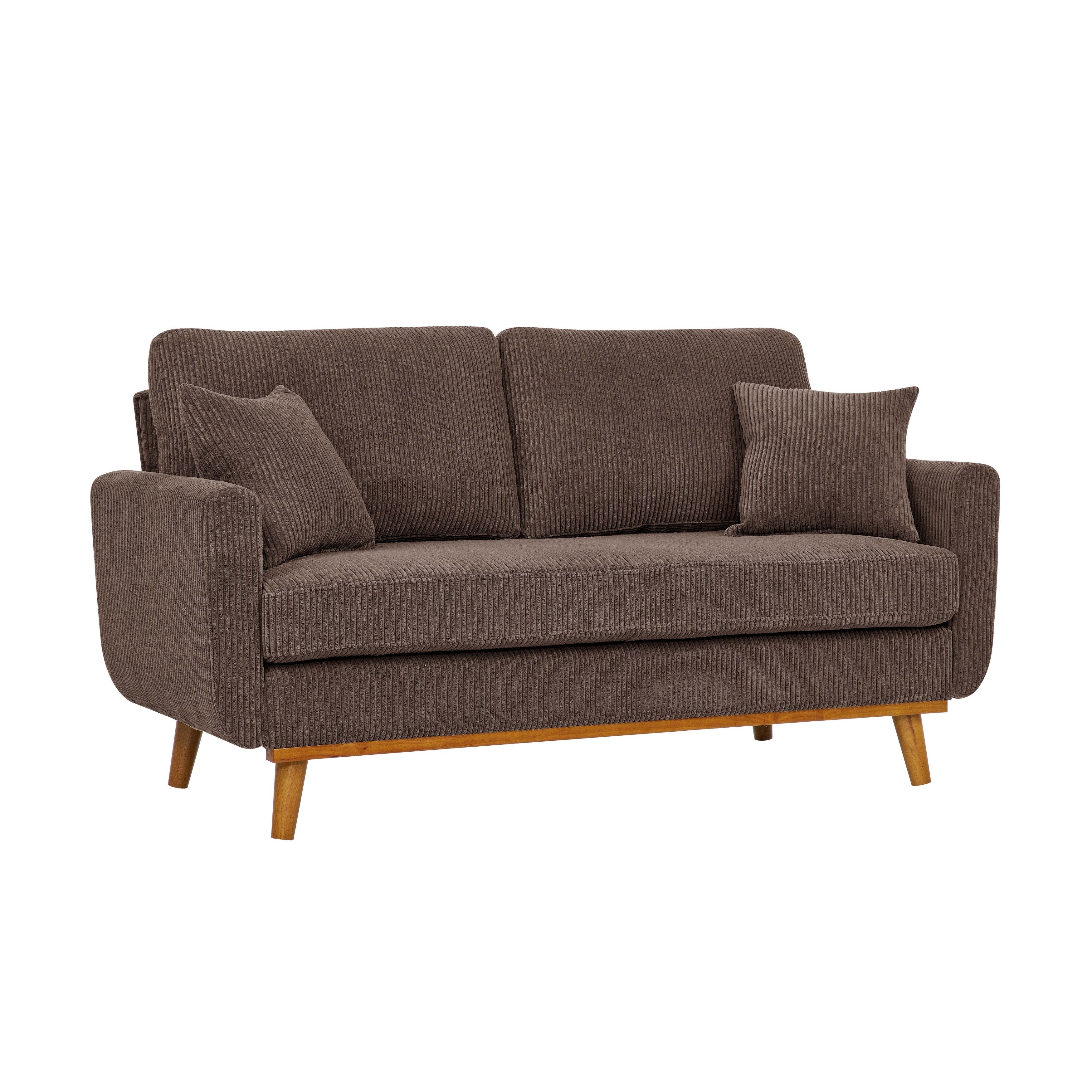 Asher Mid-Century Corduroy Sofa
