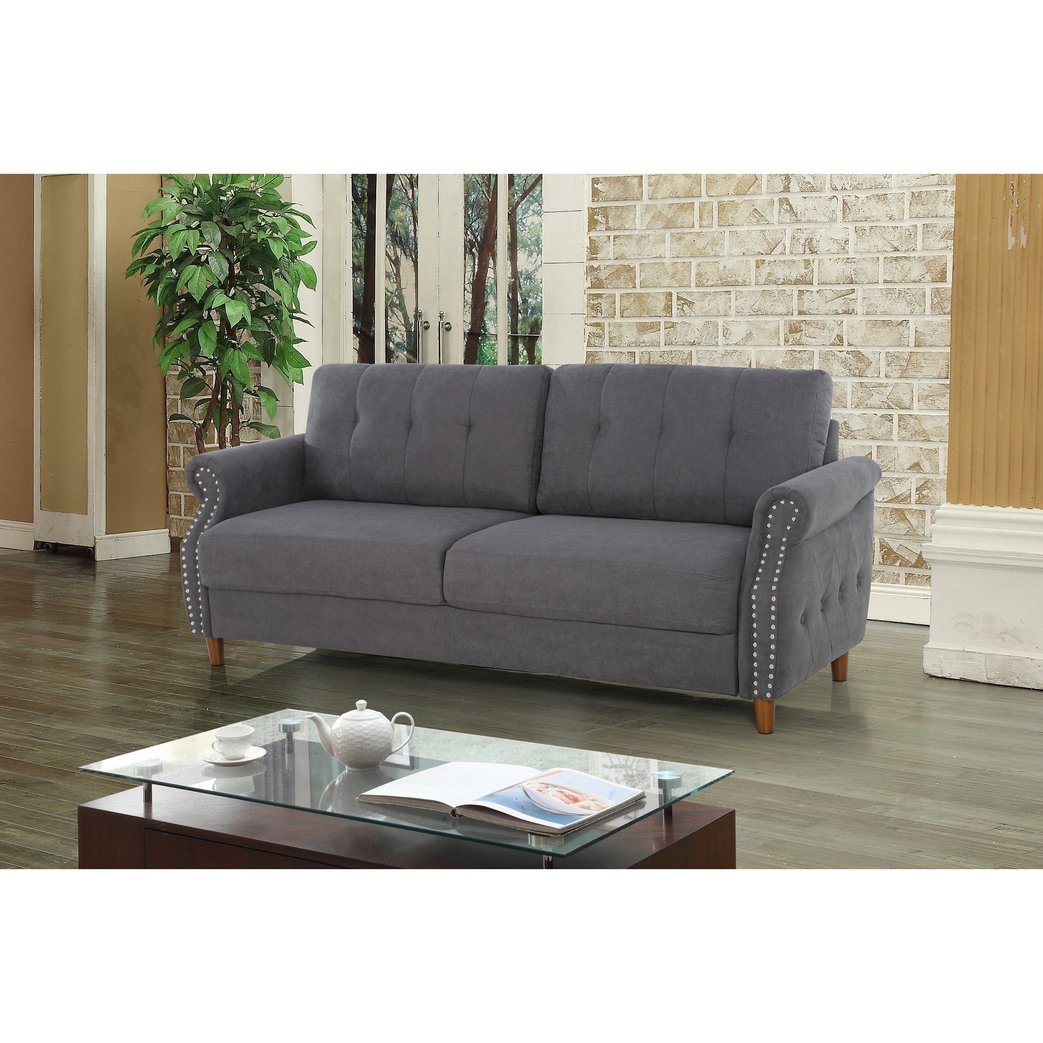 Bruce Nailhead Sofa