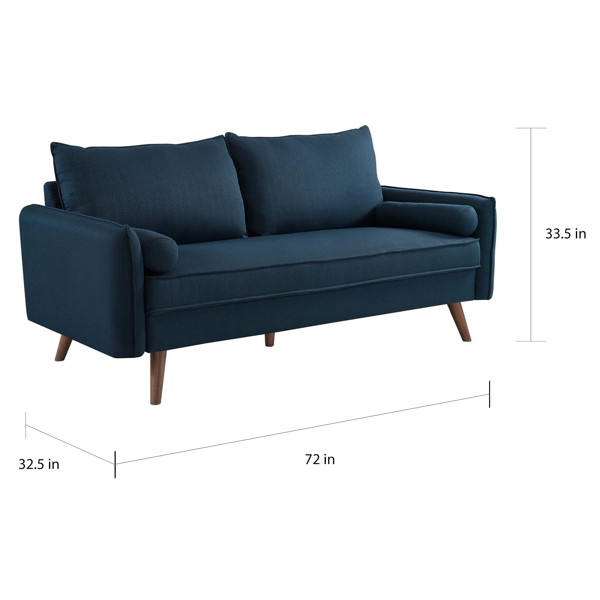 Carson Carrington Hedeby Upholstered Fabric Sofa - 32.5''L x 72''W x 33.5''H