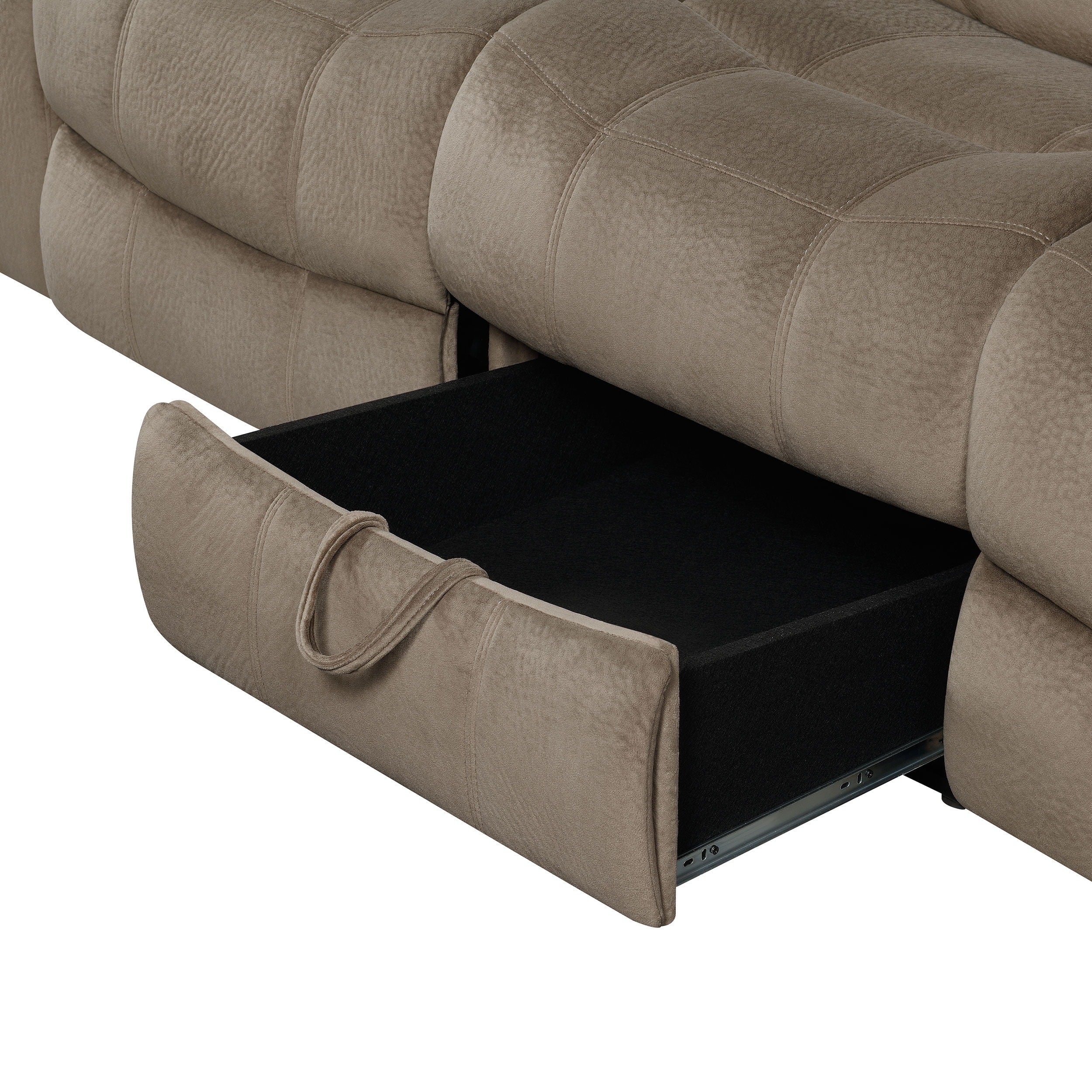 Myleene Mocha Motion Sofa with Drop-down Table