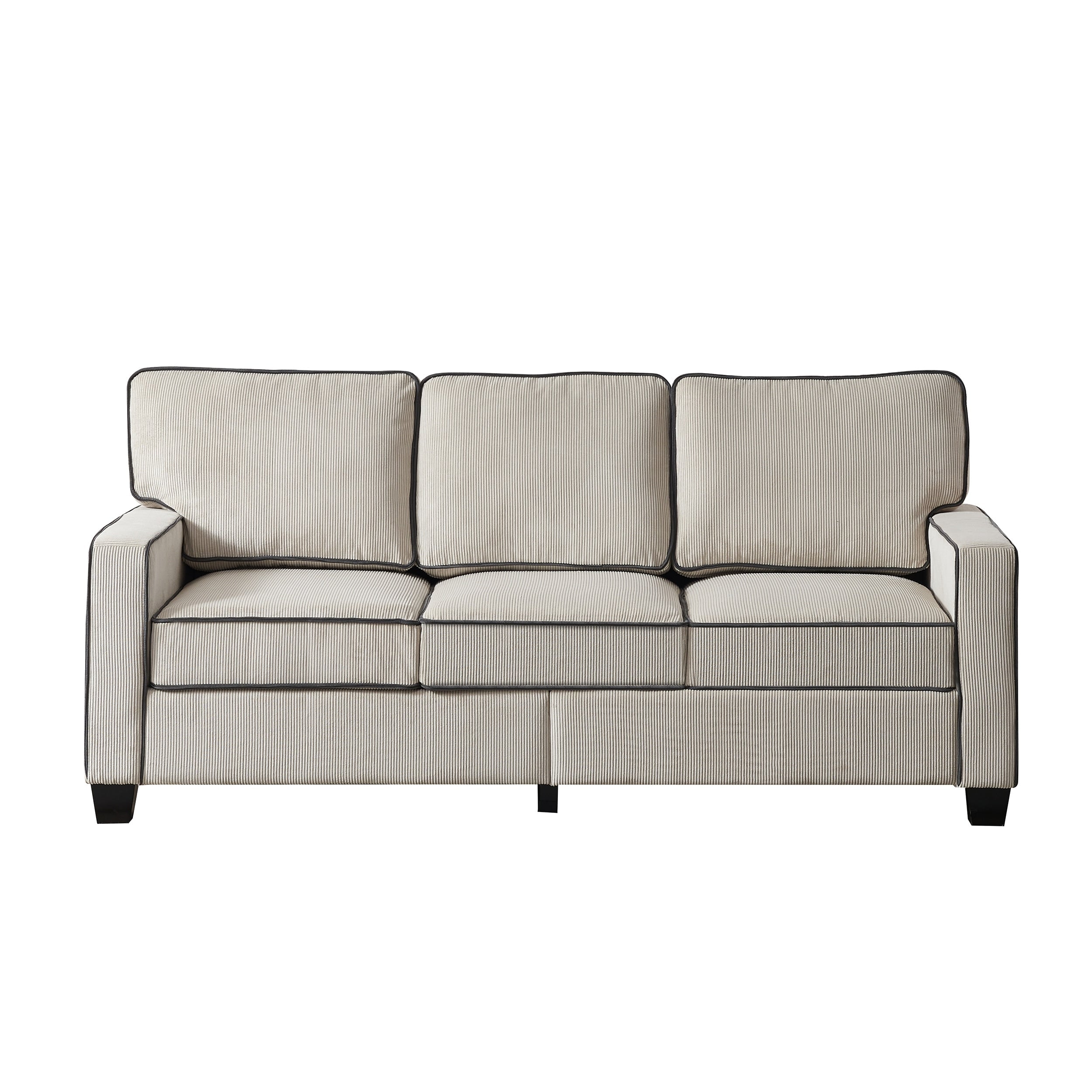 Corduroy Sofa with Removable Storage - Modern Living Spaces