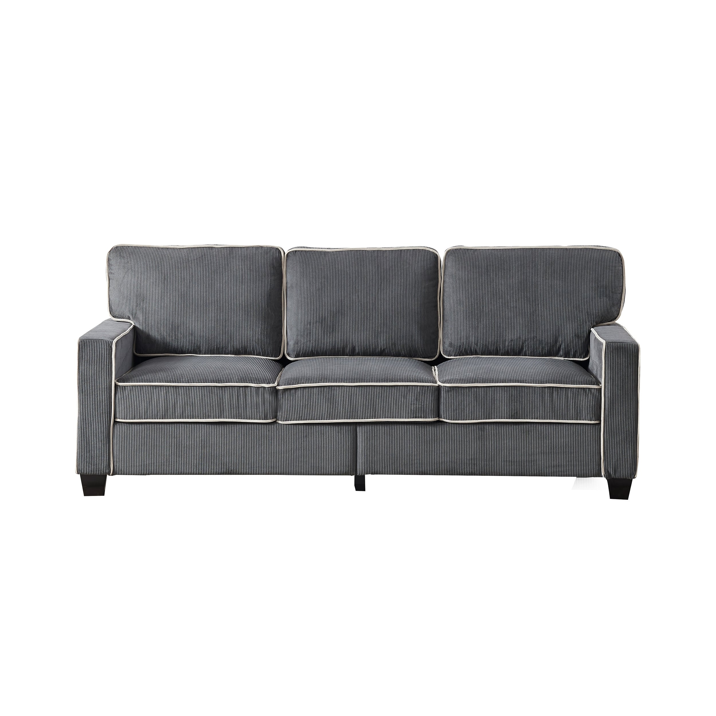 Corduroy Sofa with Removable Storage - Modern Living Spaces