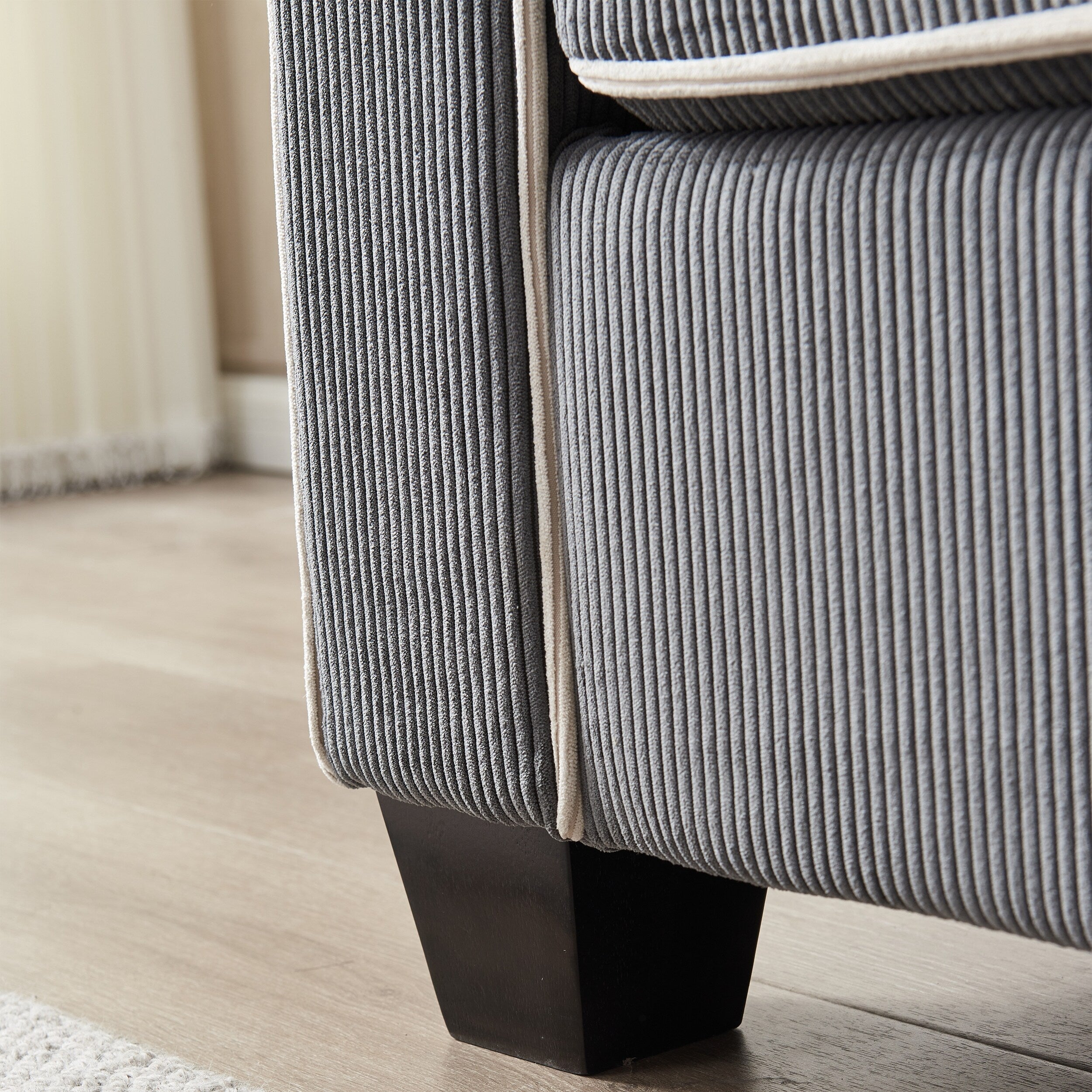 Corduroy Sofa with Removable Storage - Modern Living Spaces