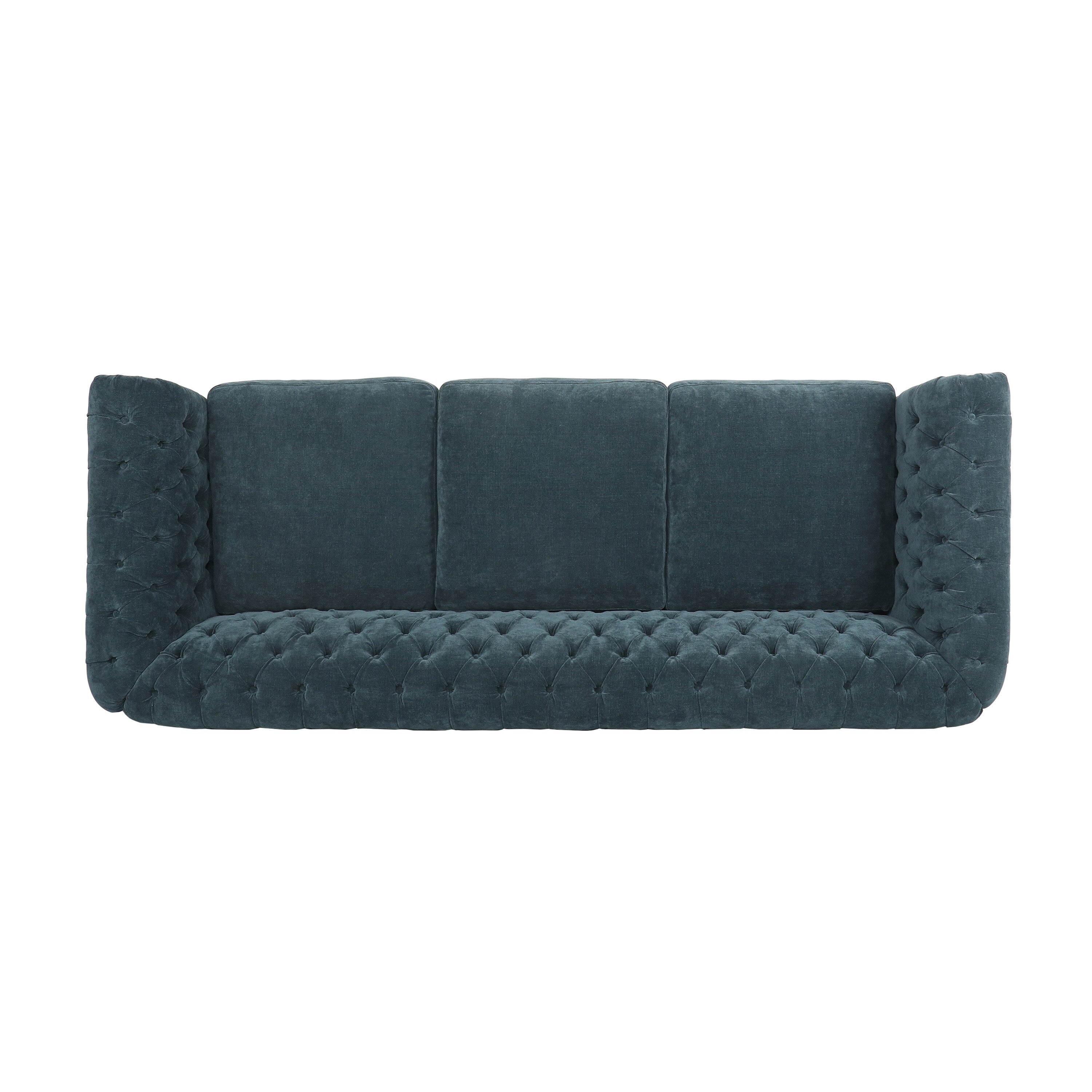Farhart Tufted 3 Seater Sofa by Christopher Knight Home