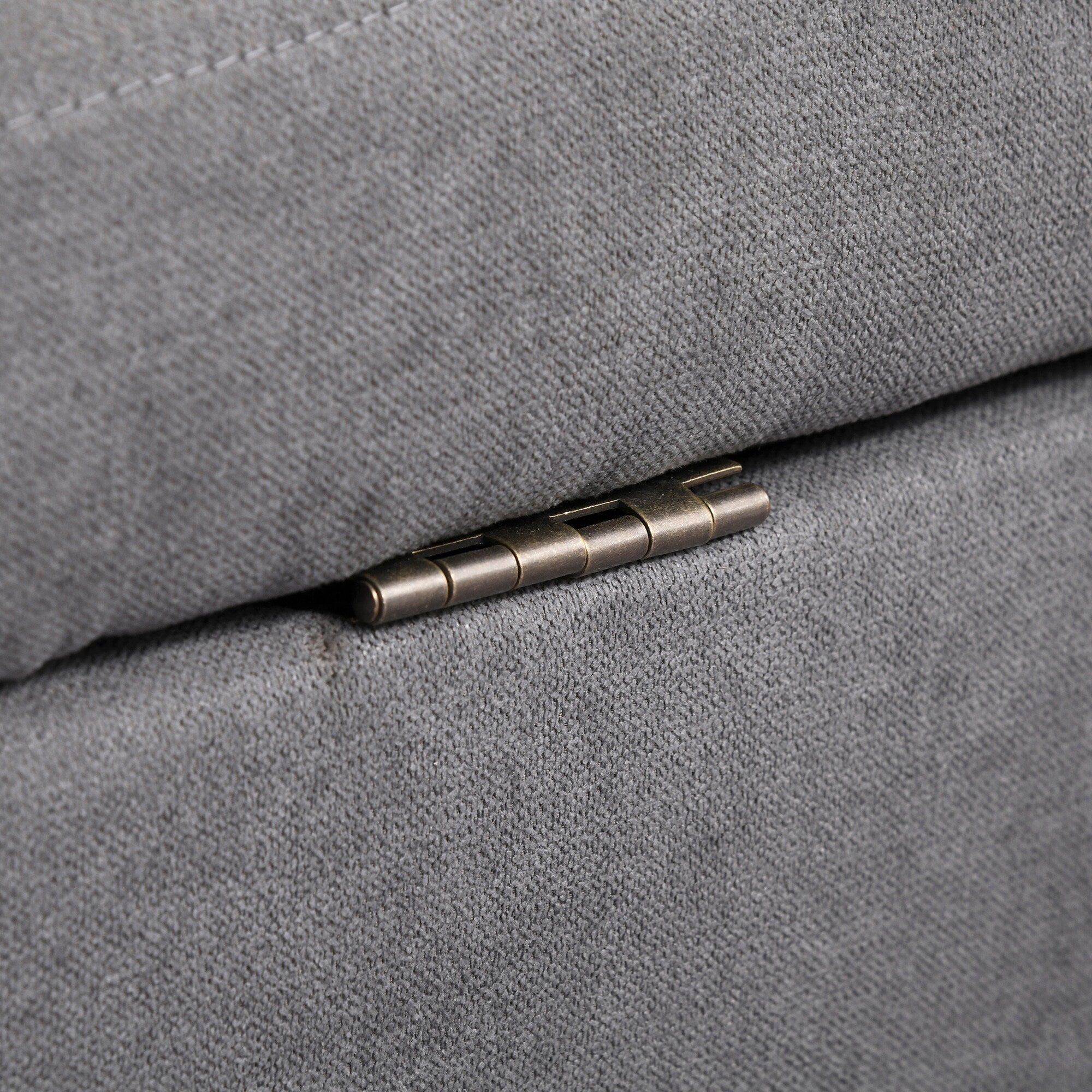 HOMCOM Modern Loveseat Button-tufted Fabric Storage Couch