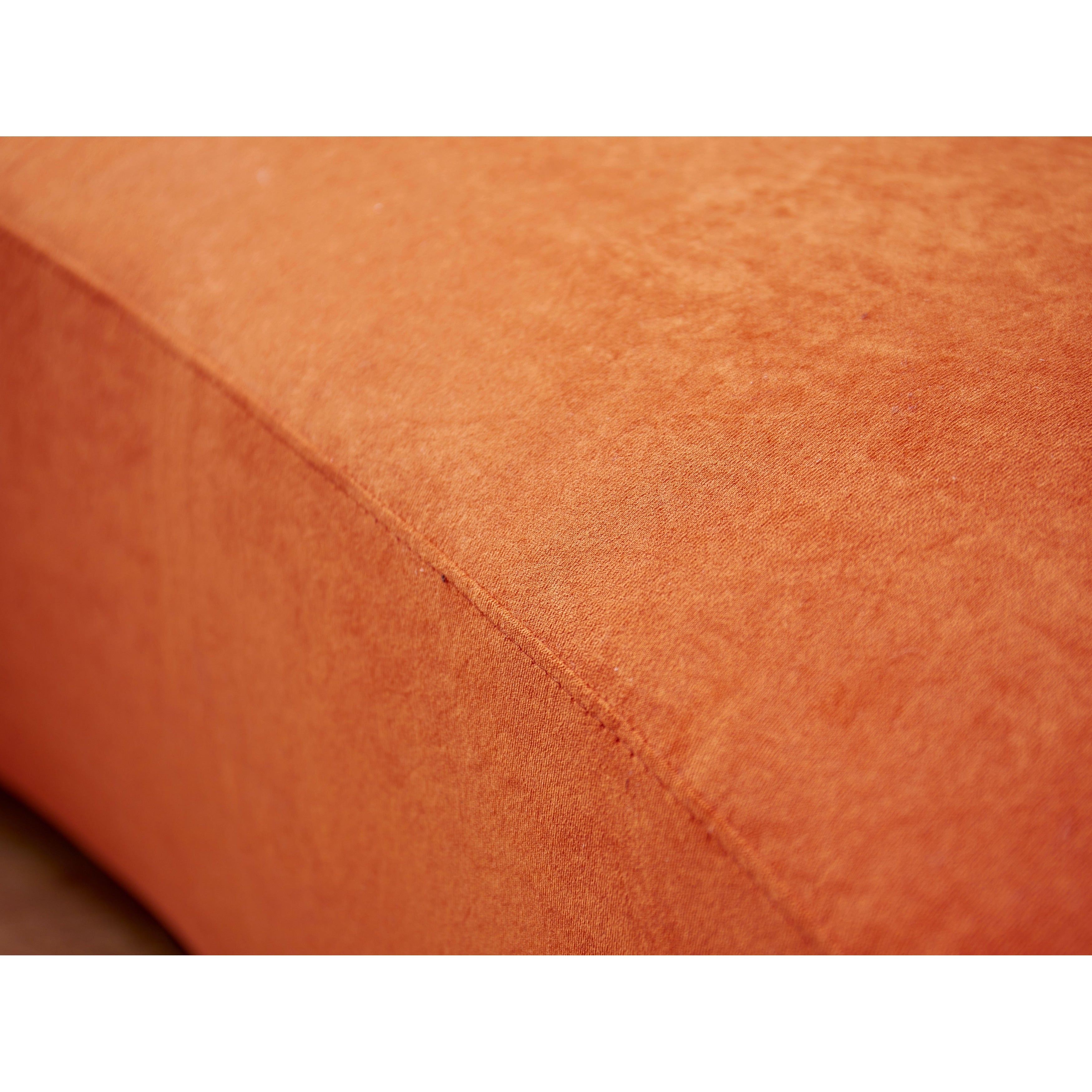 90.2 inch Half Moon Curved Velvet Living Room Sofa