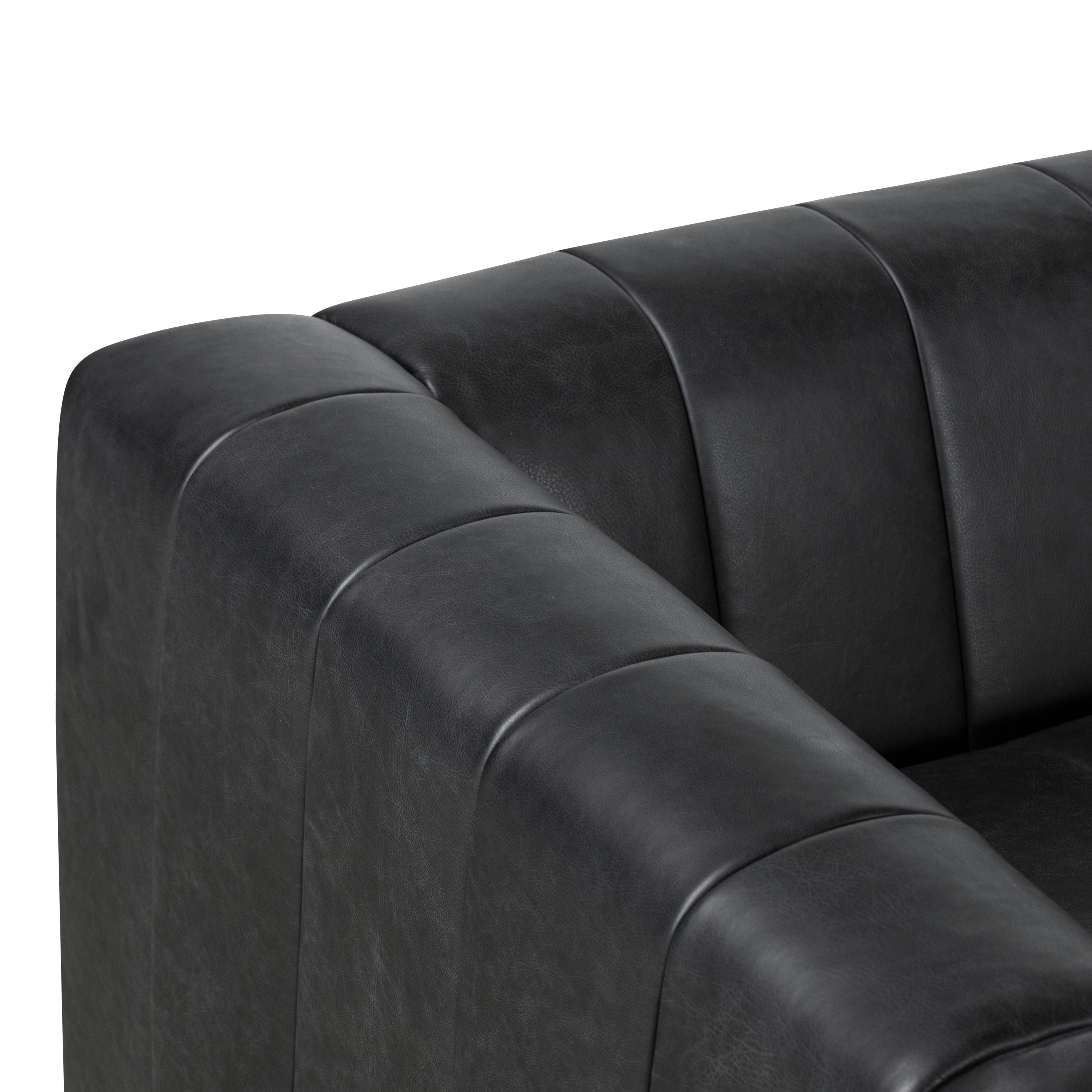Poly & Bark Canale Sofa - Full Grain Genuine Italian Leather