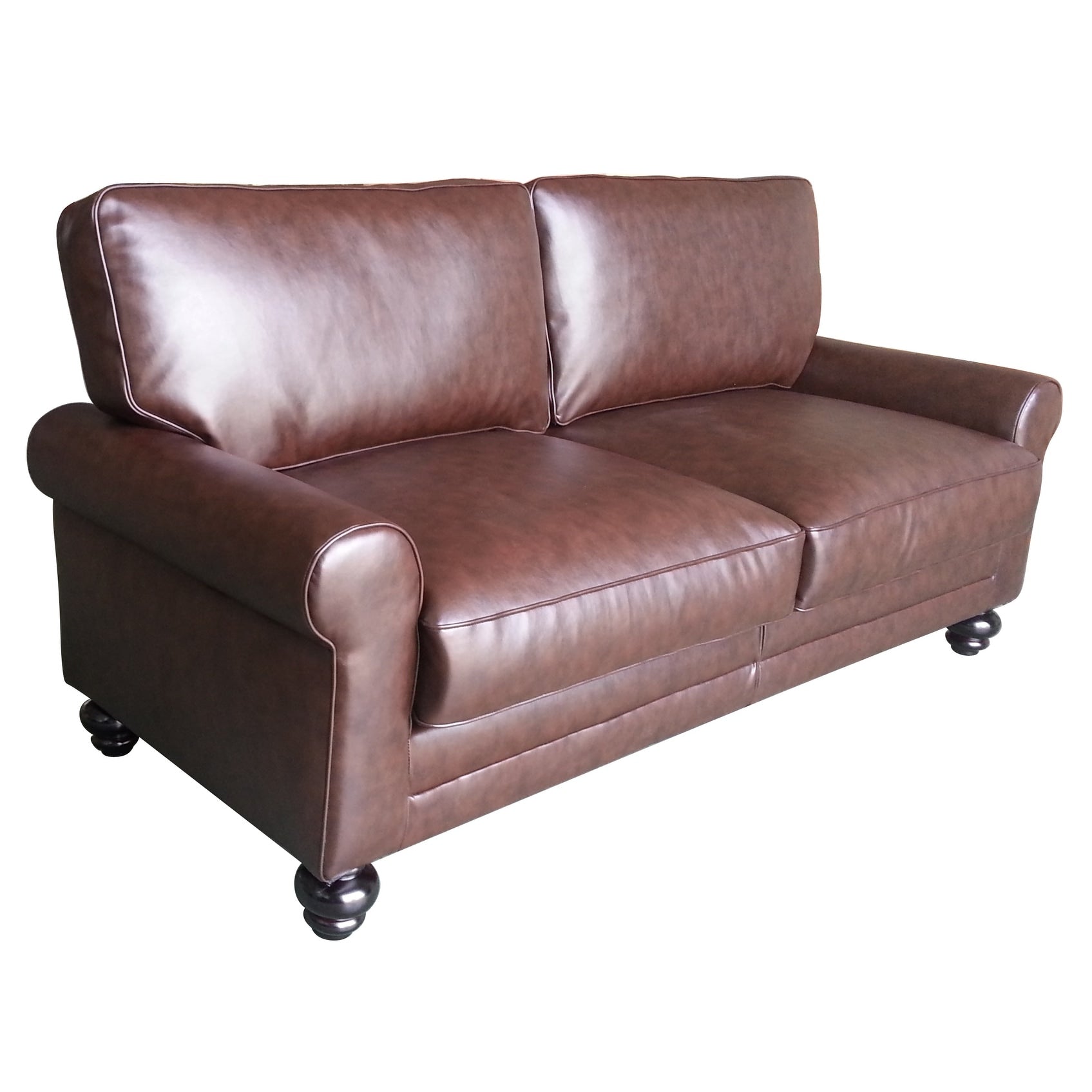 Serta Copenhagen 73 Rolled Arm Sofa, Easy Care Polyester, Soft Pillow Back, Pocket Coil Seat Cushions