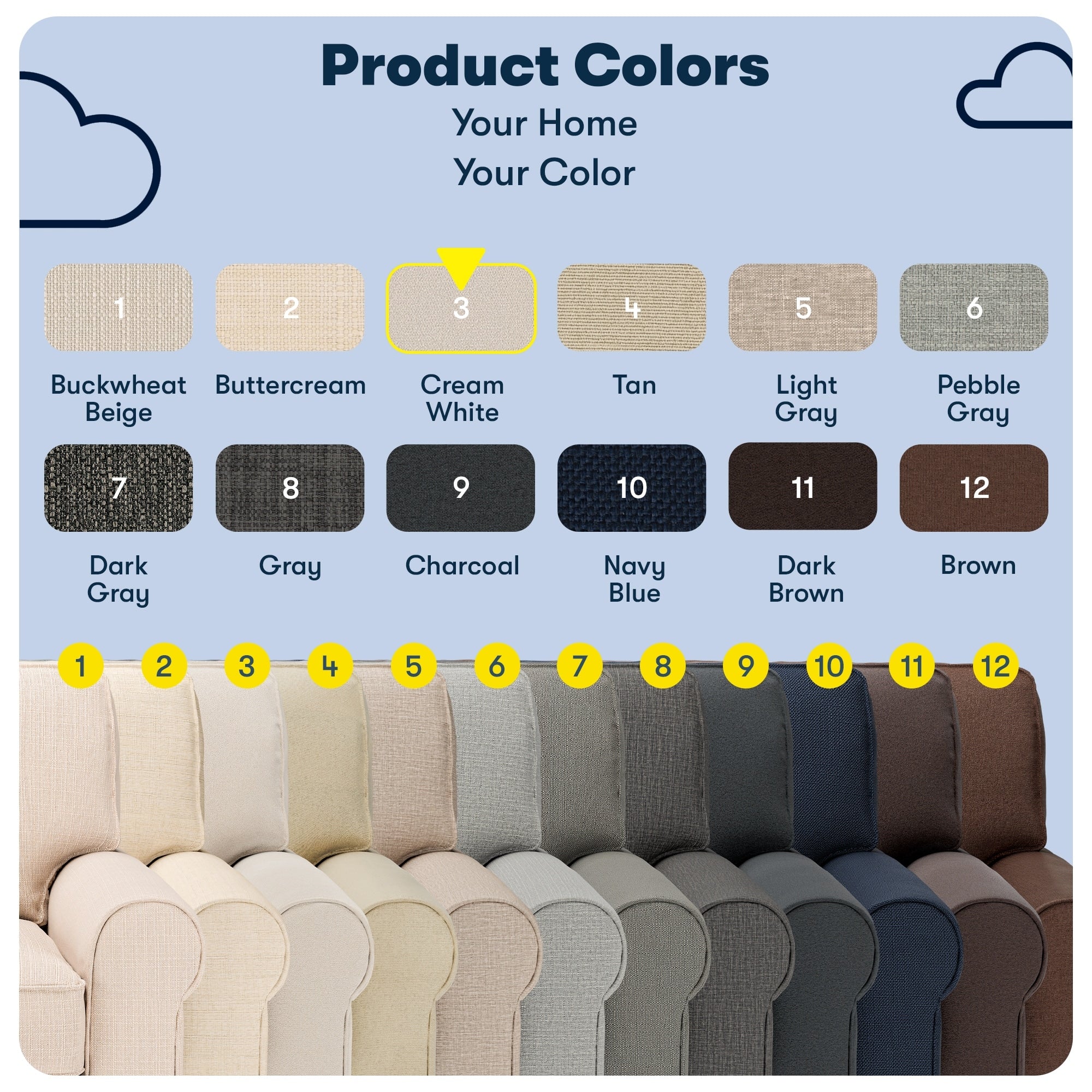 Serta Copenhagen 78 Rolled Arm Sofa, Easy Care Polyester, Soft Pillow Back, Pocket Coil Seat Cushions