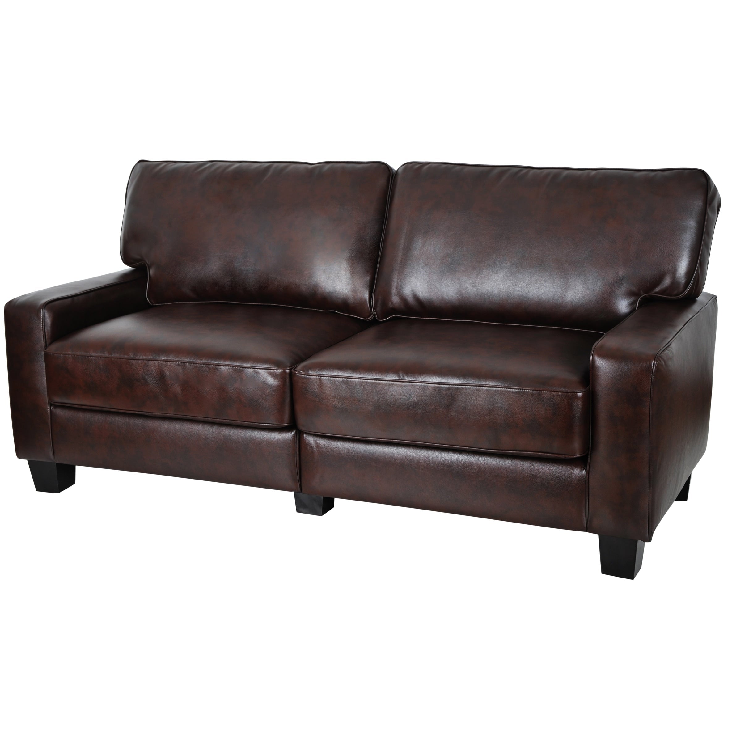 Serta Palisades 73 Track Arm Sofa, Easy Care Polyester, Soft Pillow Back, Pocket Coil Seat Cushions
