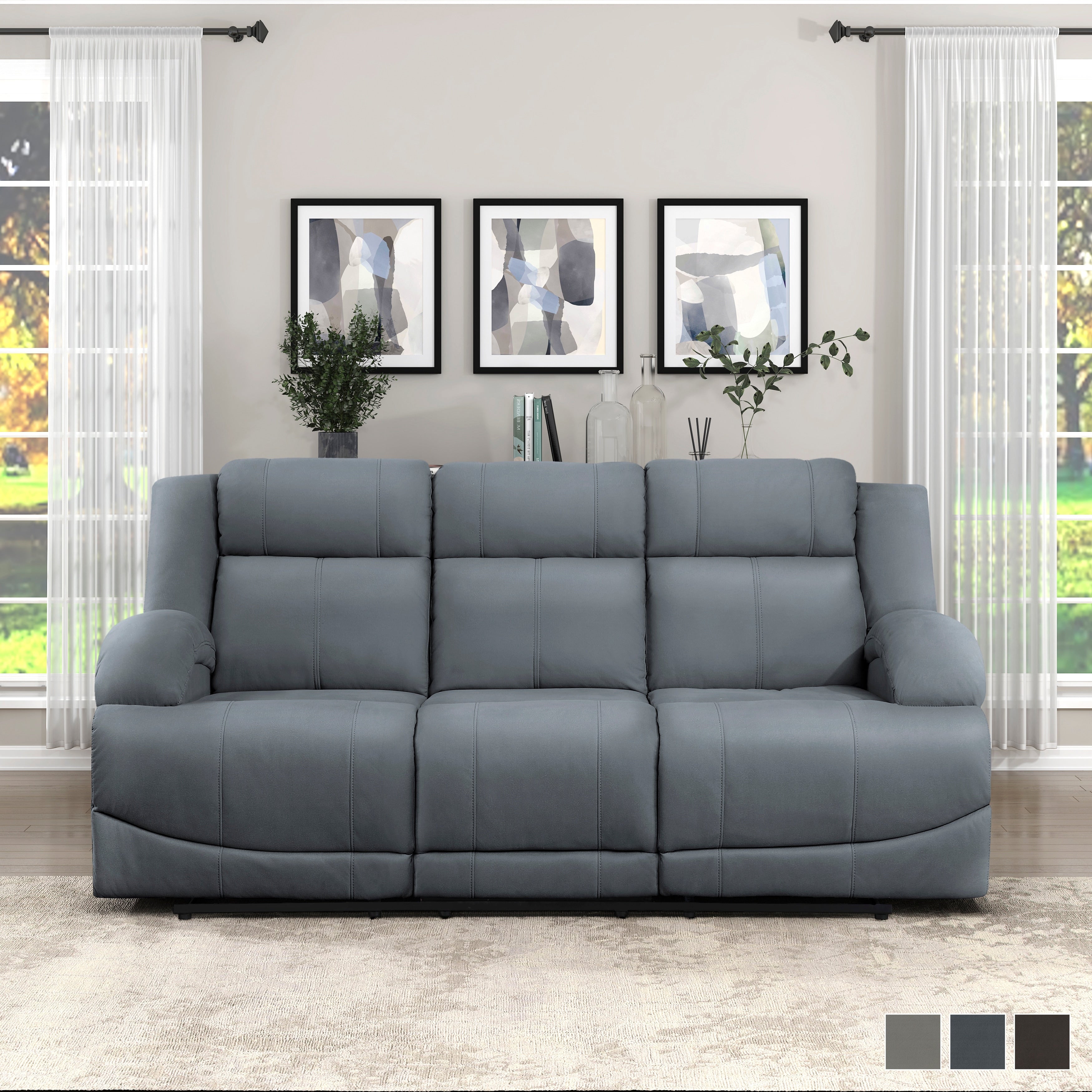 Sherwood Manual Double Reclining Sofa