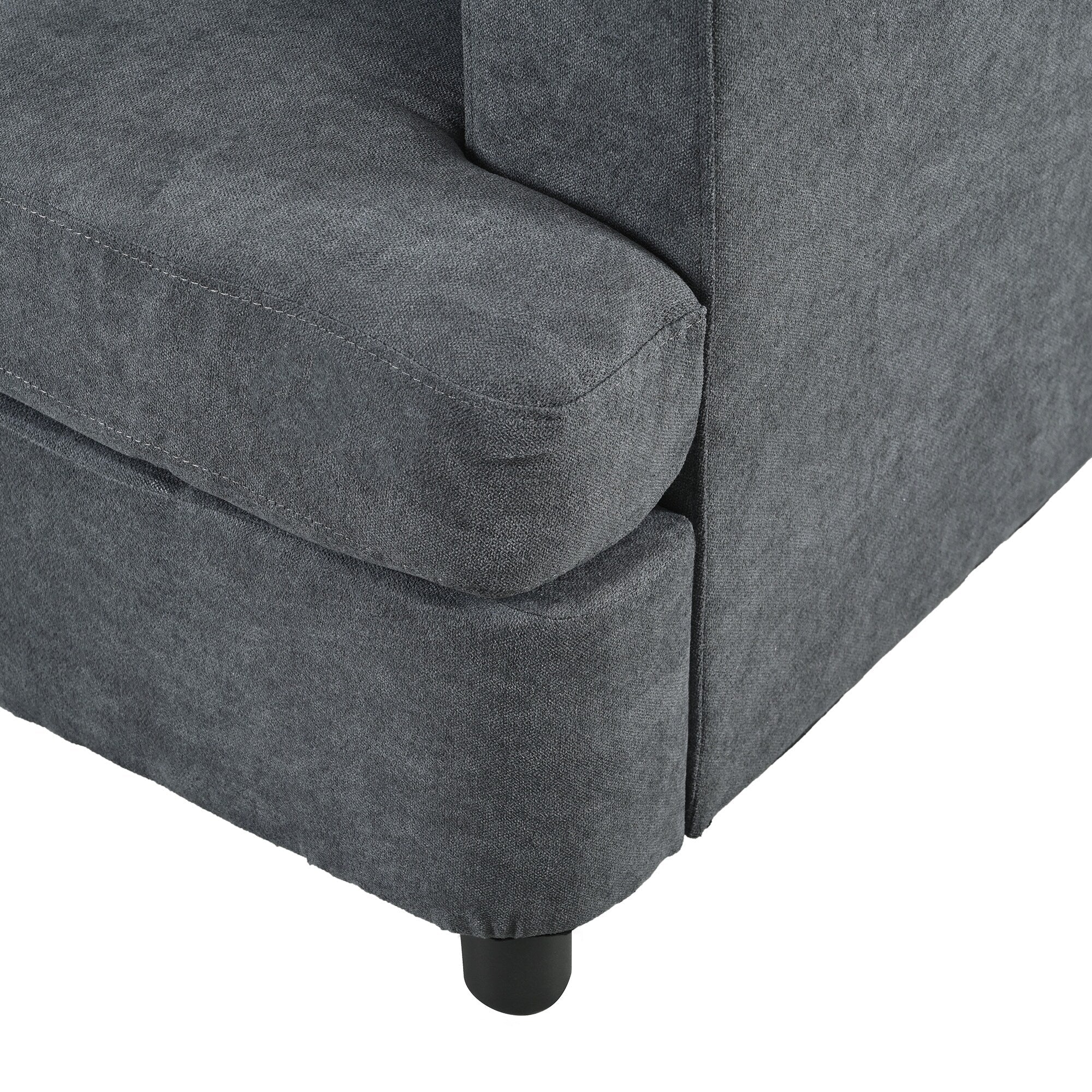 Sofa with Removable Back and Seat Cushions and 2 pillows