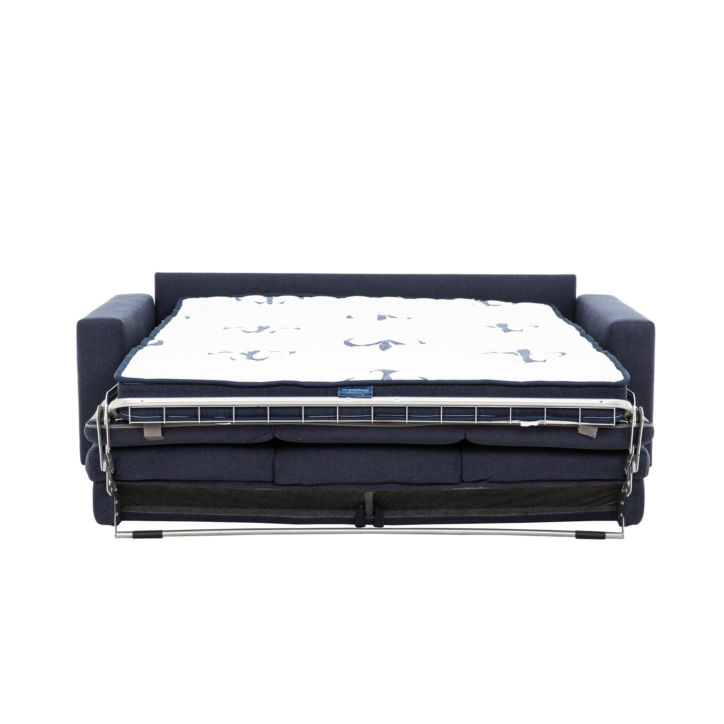 Stearns & FosterÂ® Paolo 82 in. Queen Sleeper Sofa with 5in Memory Foam Mattress